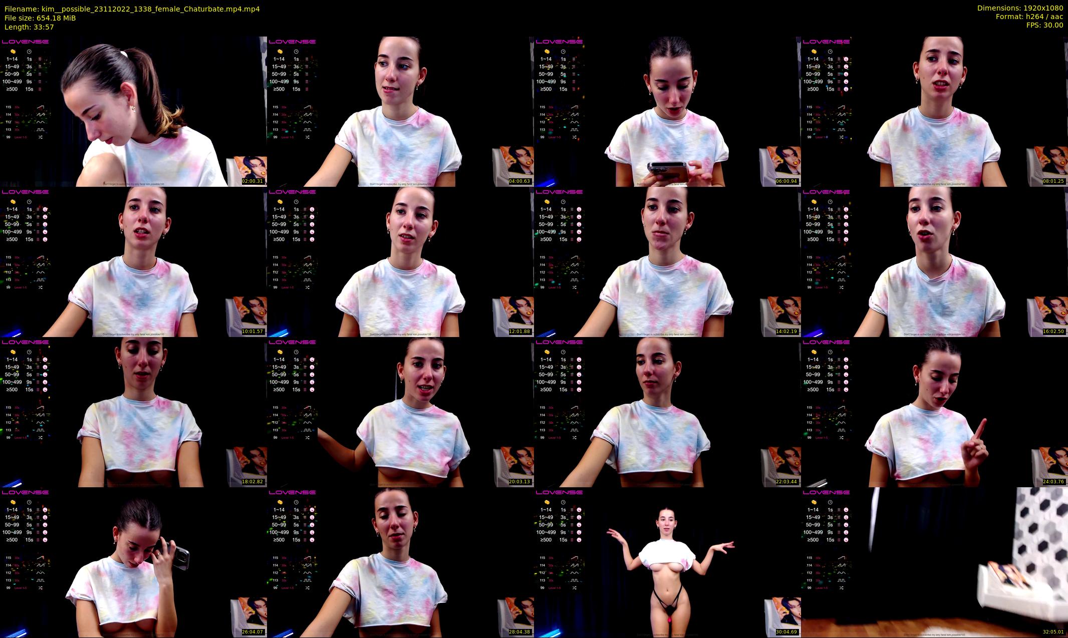 kim__possible — 34 minute Chaturbate female cam show recording, 1080p, Nov 23, 2022