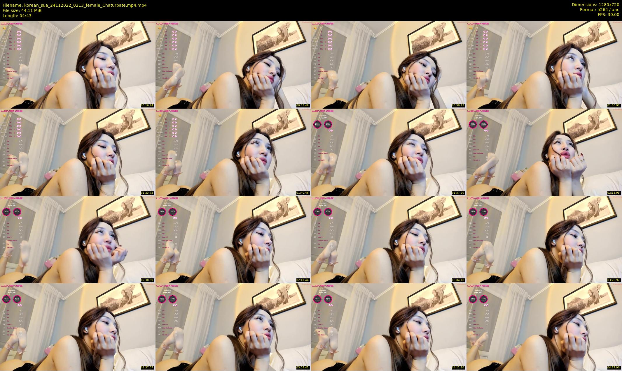 korean_sua — 5 minute Chaturbate female cam show recording, 720p, Nov 24, 2022