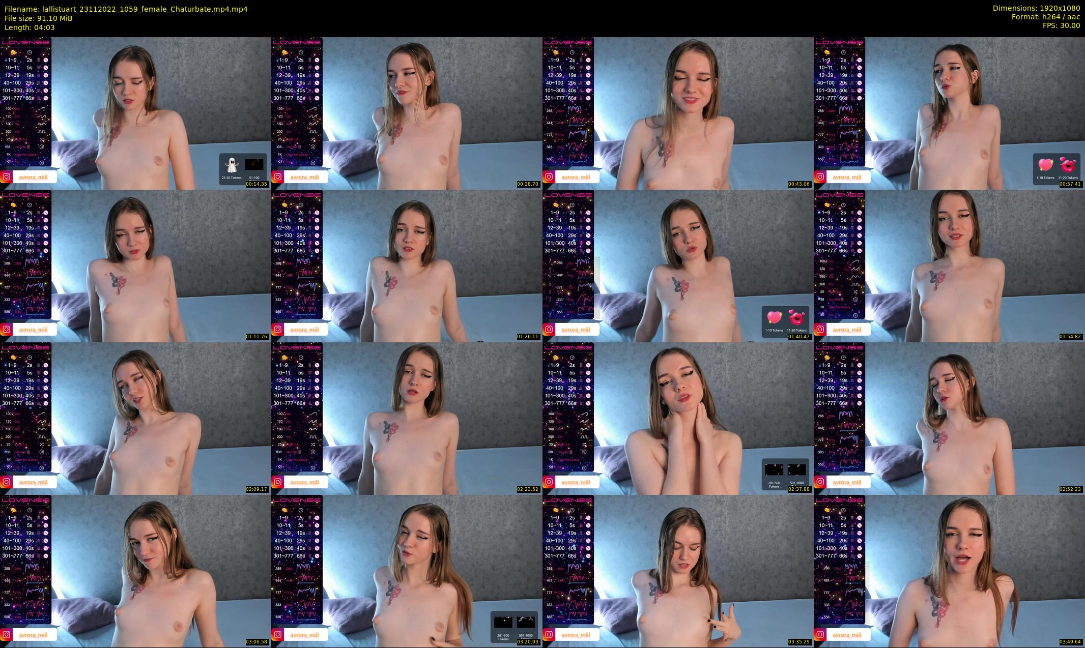 lallistuart — 5 minute Chaturbate female cam show recording, 1080p, Nov 23, 2022