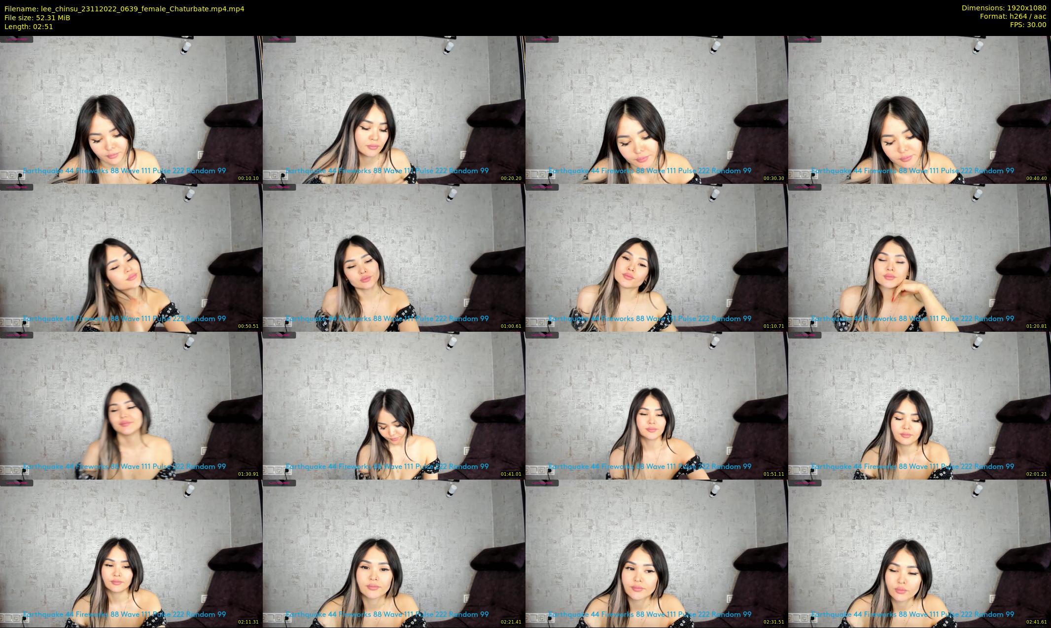 lee_chinsu — 3 minute Chaturbate female cam show recording, 1080p, Nov 23, 2022