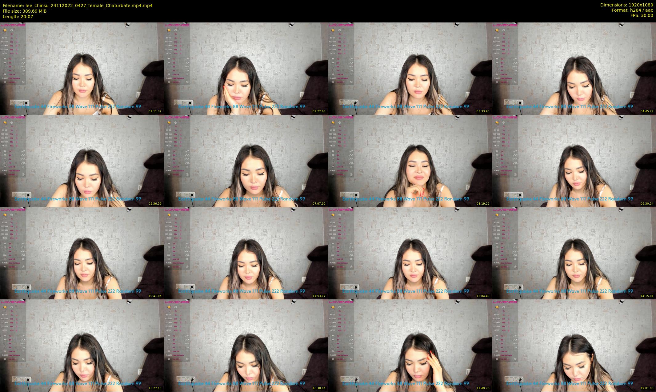 lee_chinsu — 21 minute Chaturbate female cam show recording, 1080p, Nov 24, 2022