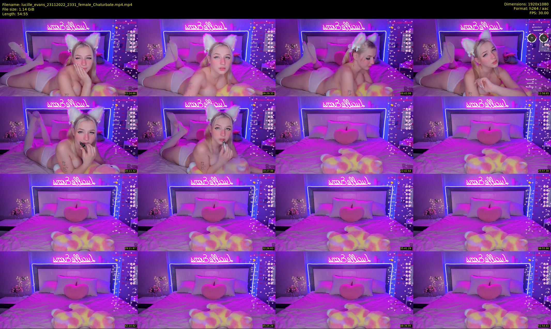 lucille_evans — 55 minute Chaturbate female cam show recording, 1080p, Nov 23, 2022