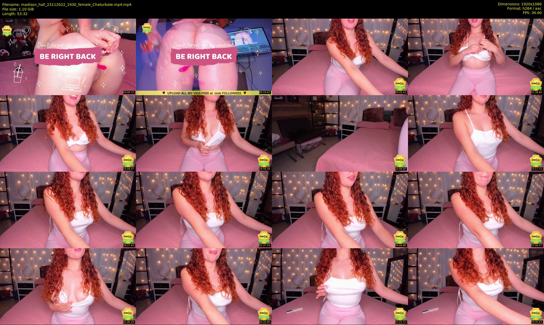madison_hall — 54 minute Chaturbate female cam show recording, 1080p, Nov 23, 2022