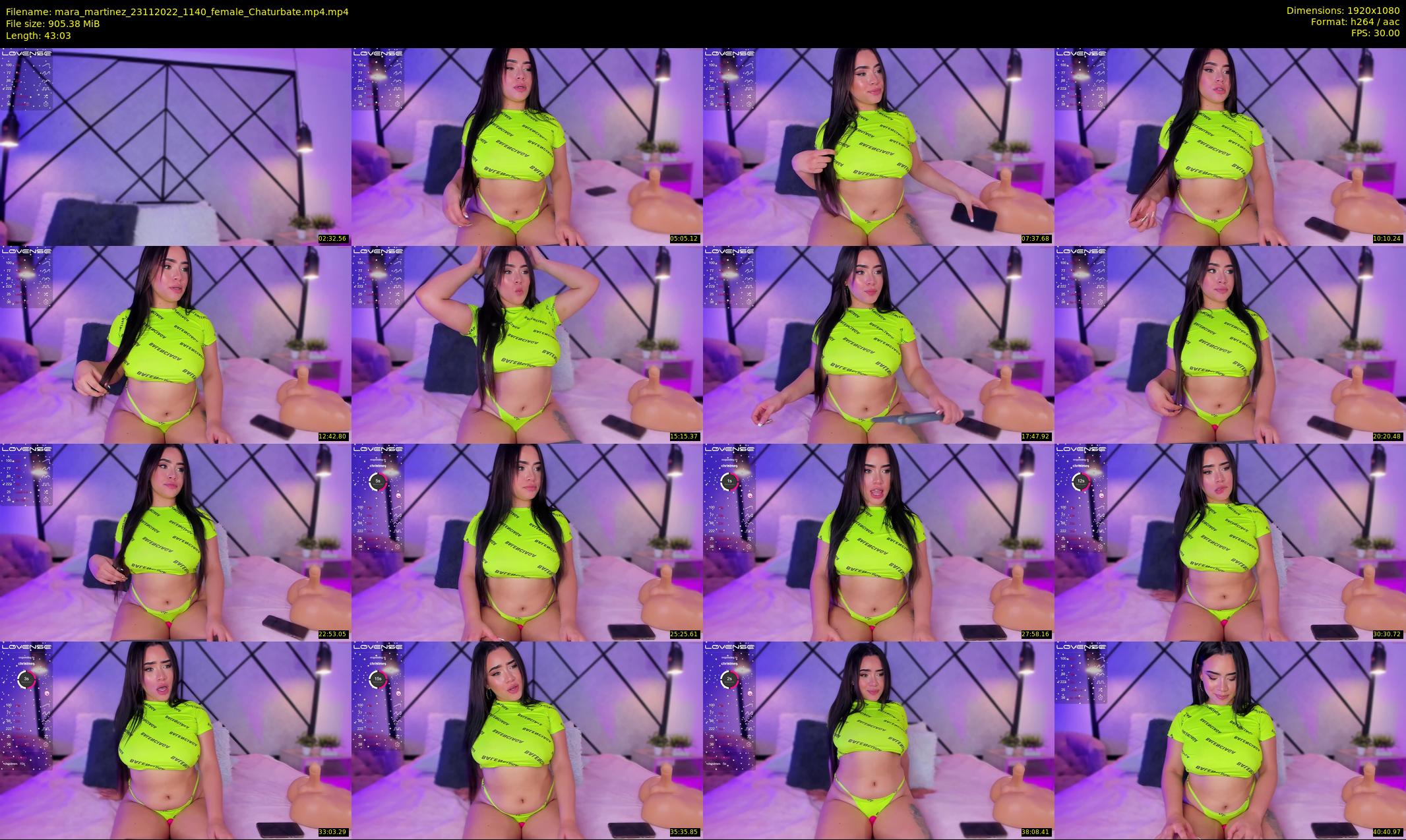 mara_martinez — 44 minute Chaturbate female cam show recording, 1080p, Nov 23, 2022