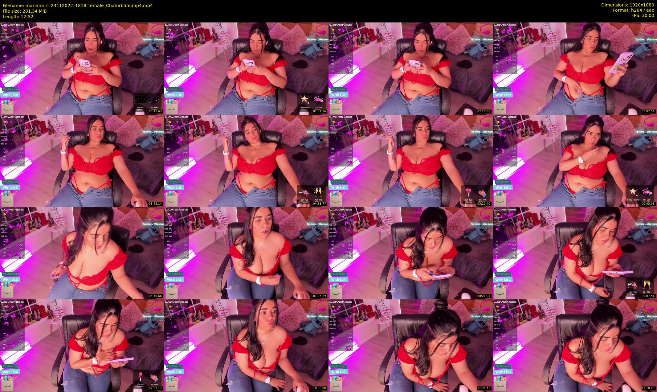 mariana_c — 13 minute Chaturbate female cam show recording, 1080p, Nov 23, 2022