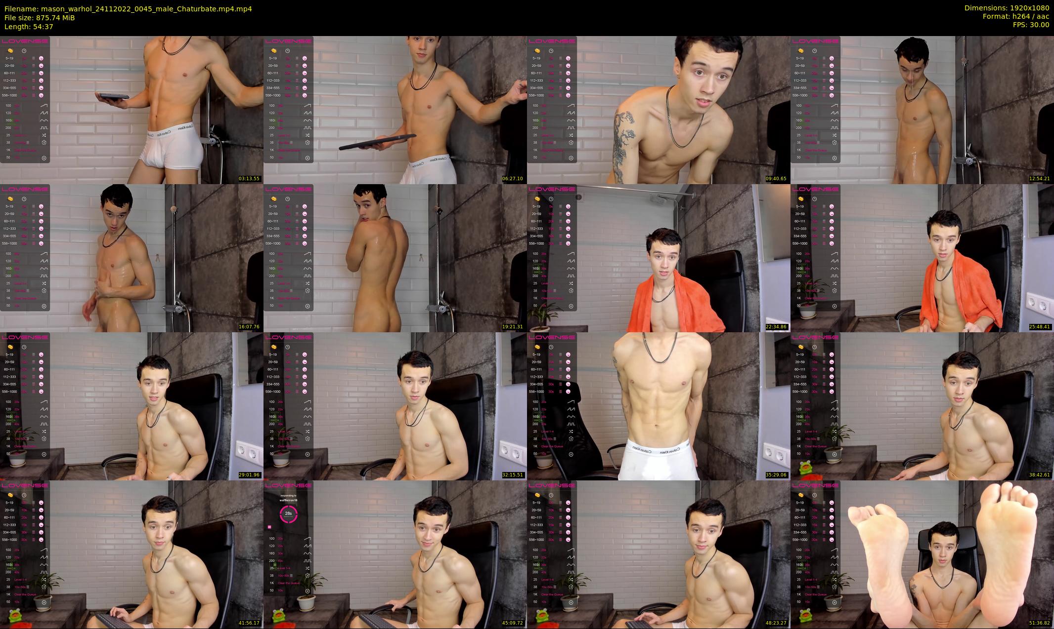 mason_warhol — 55 minute Chaturbate male cam show recording, 1080p, Nov 24, 2022