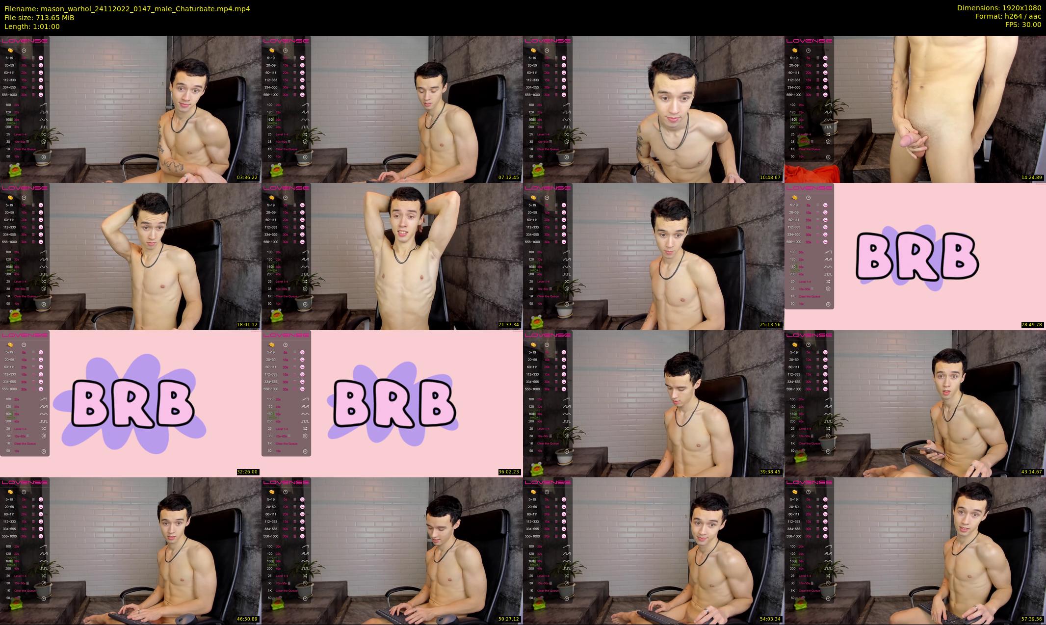 mason_warhol — 61 minute Chaturbate male cam show recording, 1080p, Nov 24, 2022