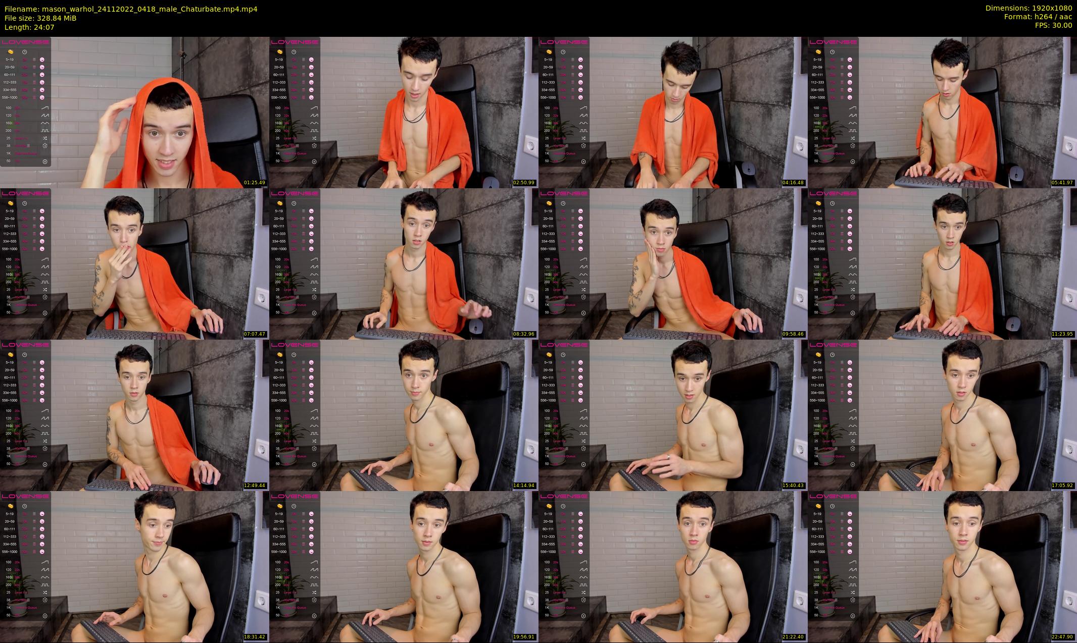 mason_warhol — 25 minute Chaturbate male cam show recording, 1080p, Nov 24, 2022