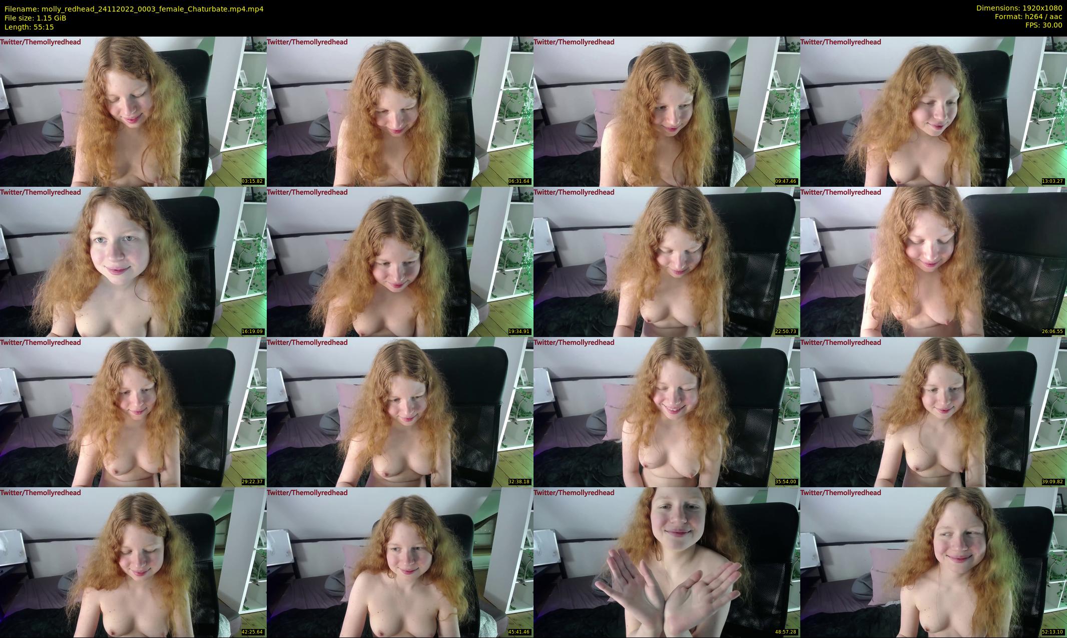 molly_redhead — 56 minute Chaturbate female cam show recording, 1080p, Nov 24, 2022