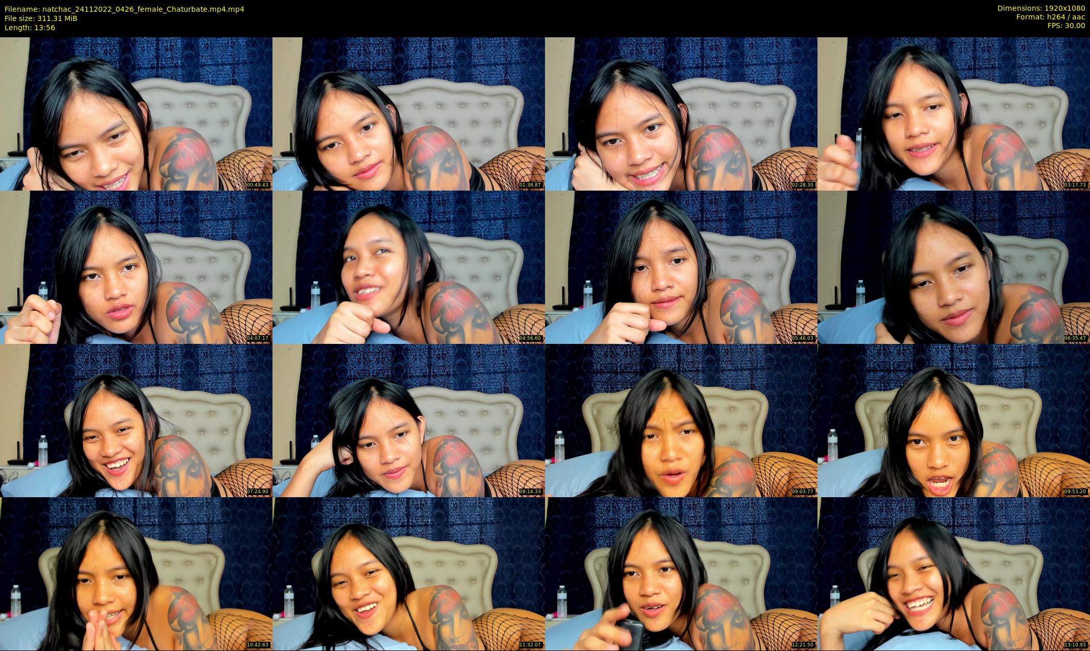 natchac — 14 minute Chaturbate female cam show recording, 1080p, Nov 24, 2022