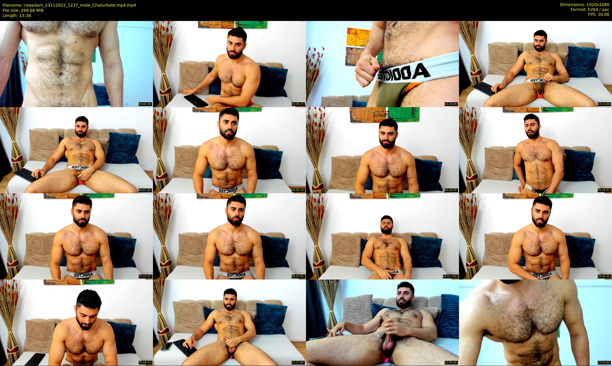 rawadam — 14 minute Chaturbate male cam show recording, 1080p, Nov 23, 2022