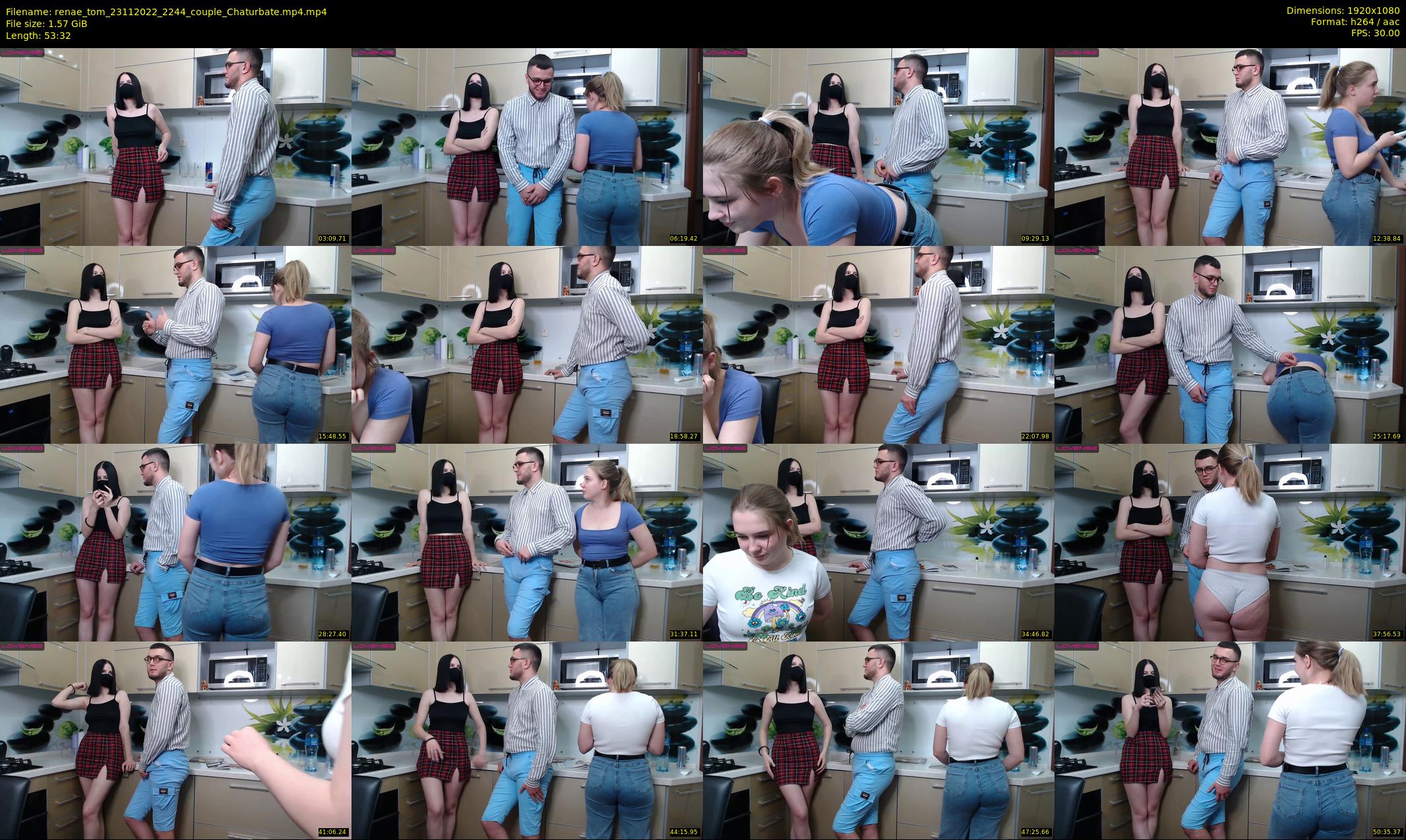 renae_tom — 54 minute Chaturbate couple cam show recording, 1080p, Nov 23, 2022
