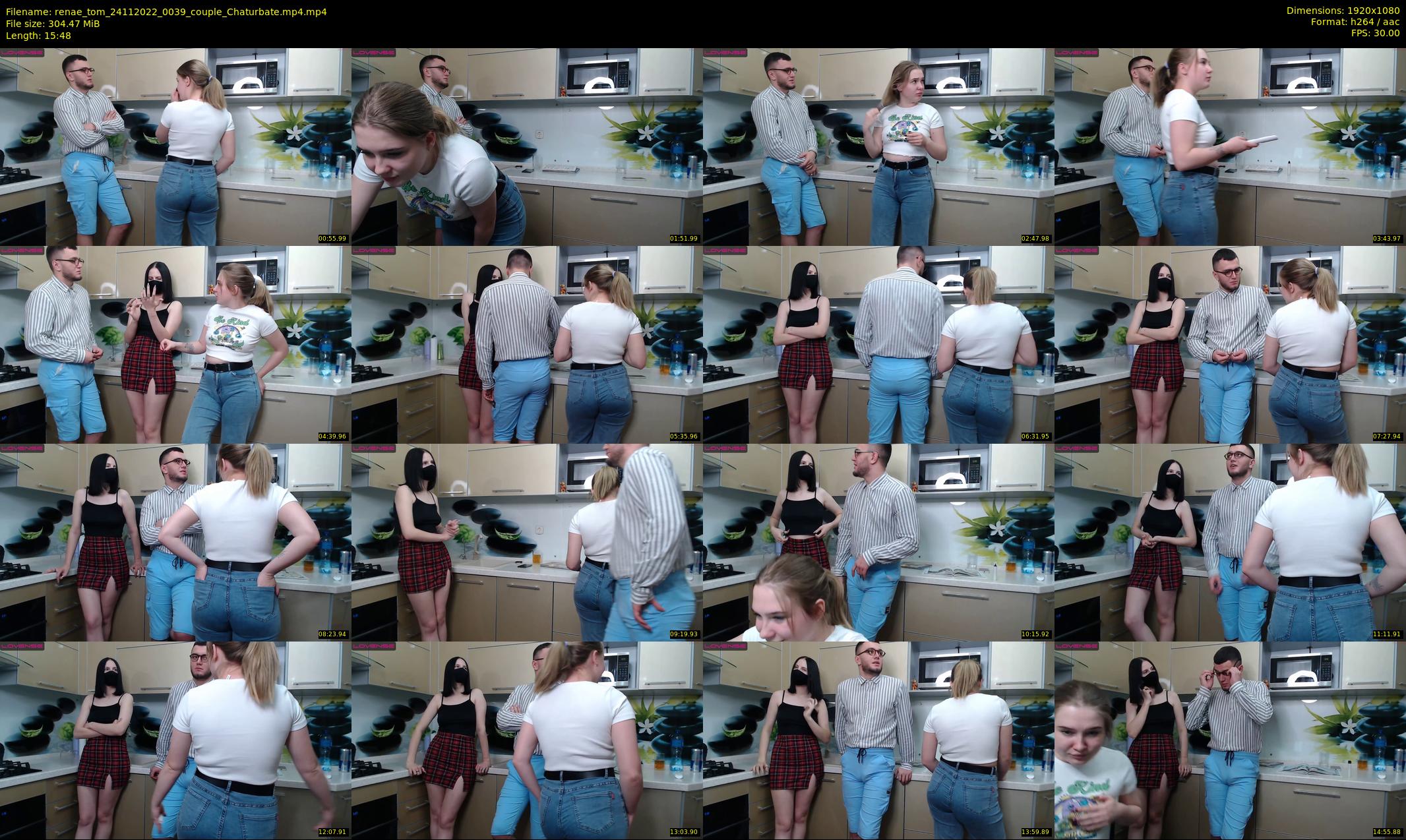 renae_tom — 16 minute Chaturbate couple cam show recording, 1080p, Nov 24, 2022