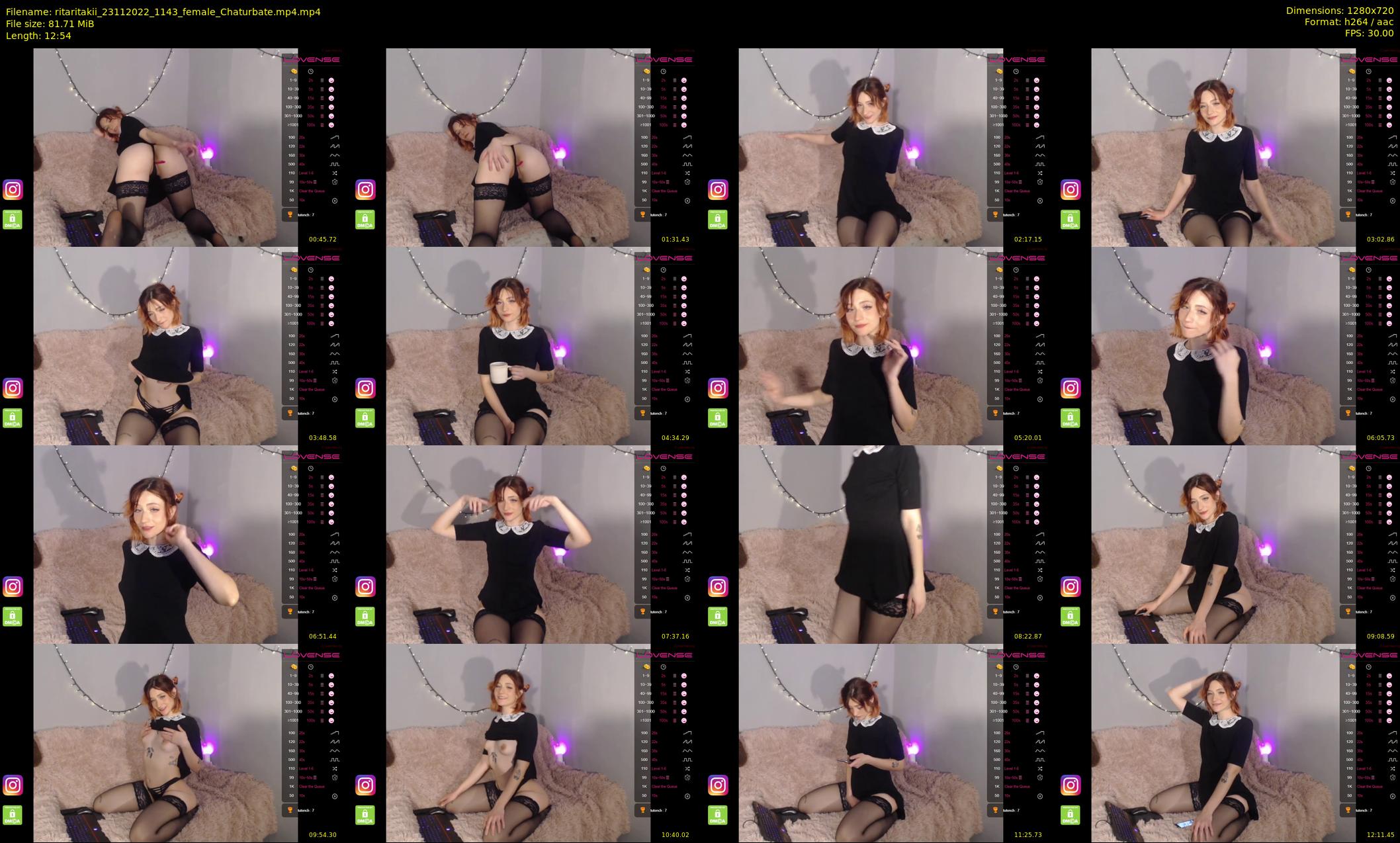 ritaritakii — 13 minute Chaturbate female cam show recording, 720p, Nov 23, 2022