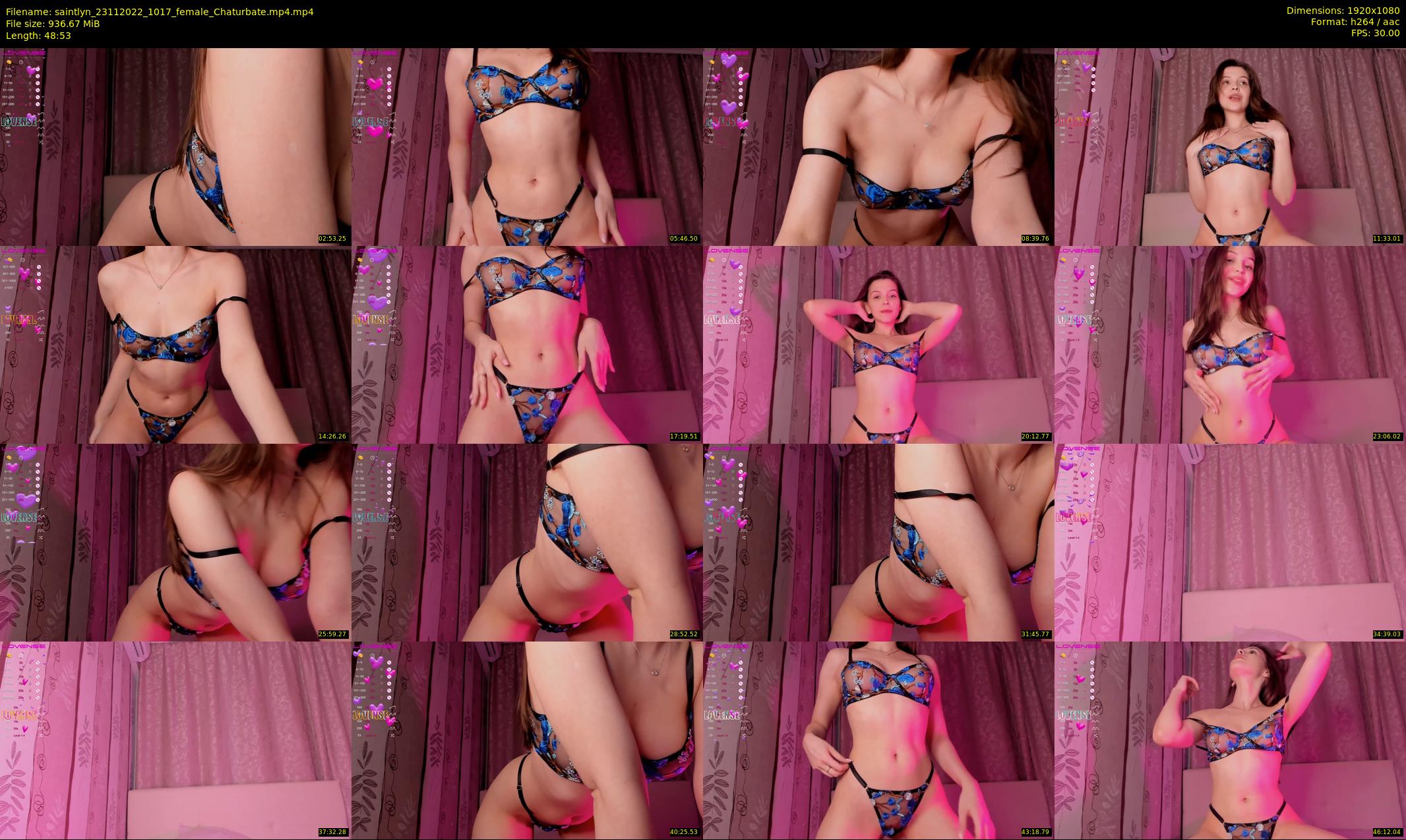 saintlyn — 49 minute Chaturbate female cam show recording, 1080p, Nov 23, 2022