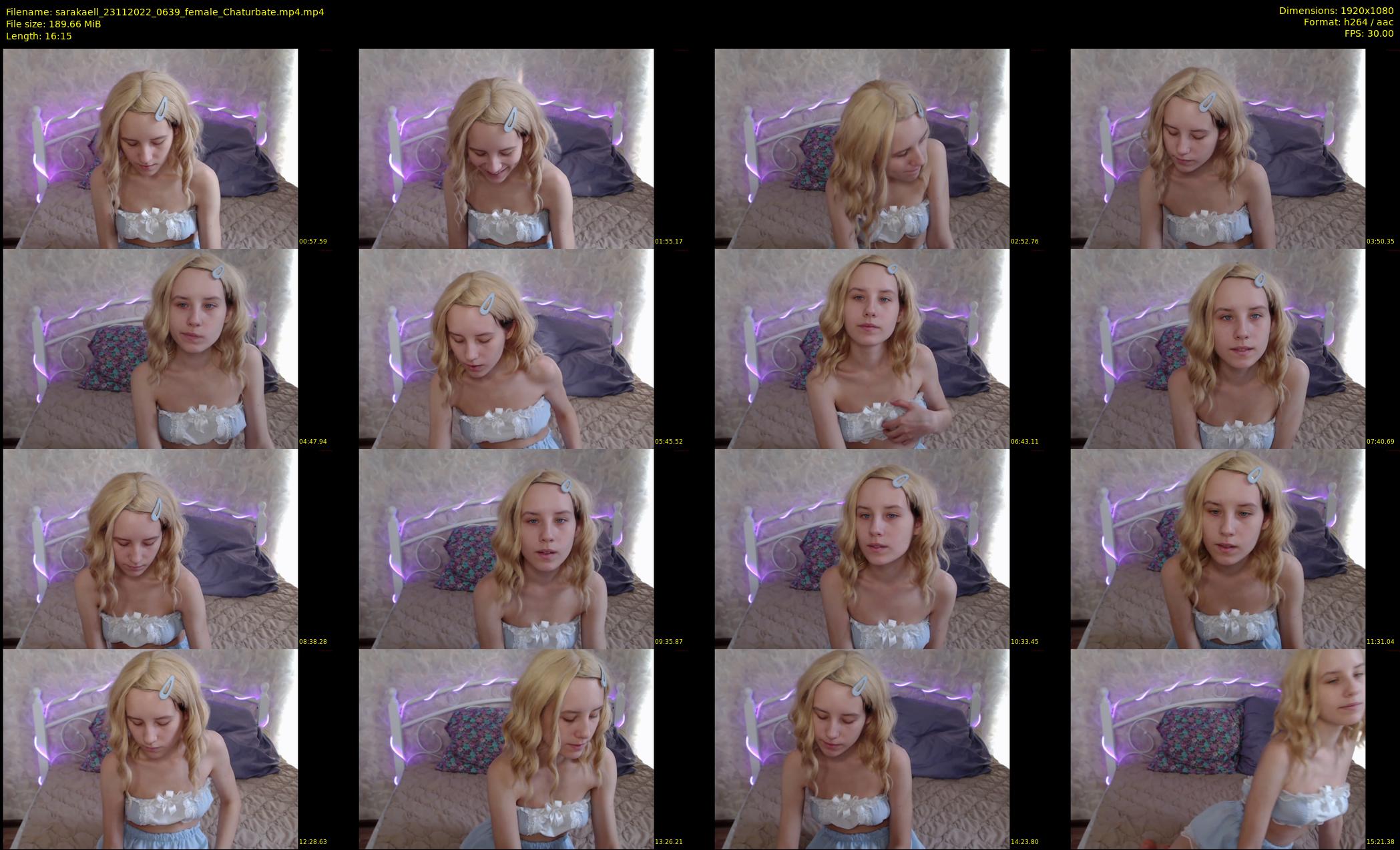 sarakaell — 17 minute Chaturbate female cam show recording, 1080p, Nov 23, 2022