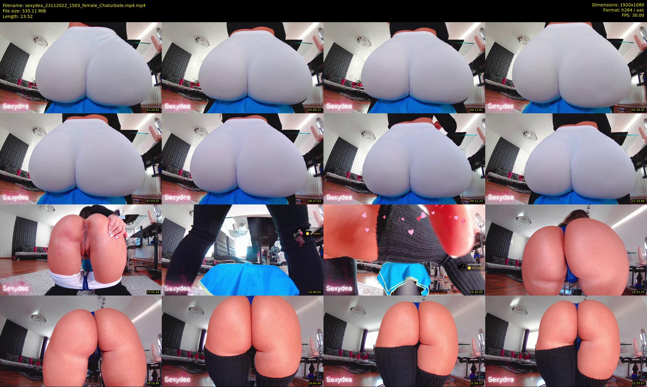 sexydea — 24 minute Chaturbate female cam show recording, 1080p, Nov 23, 2022