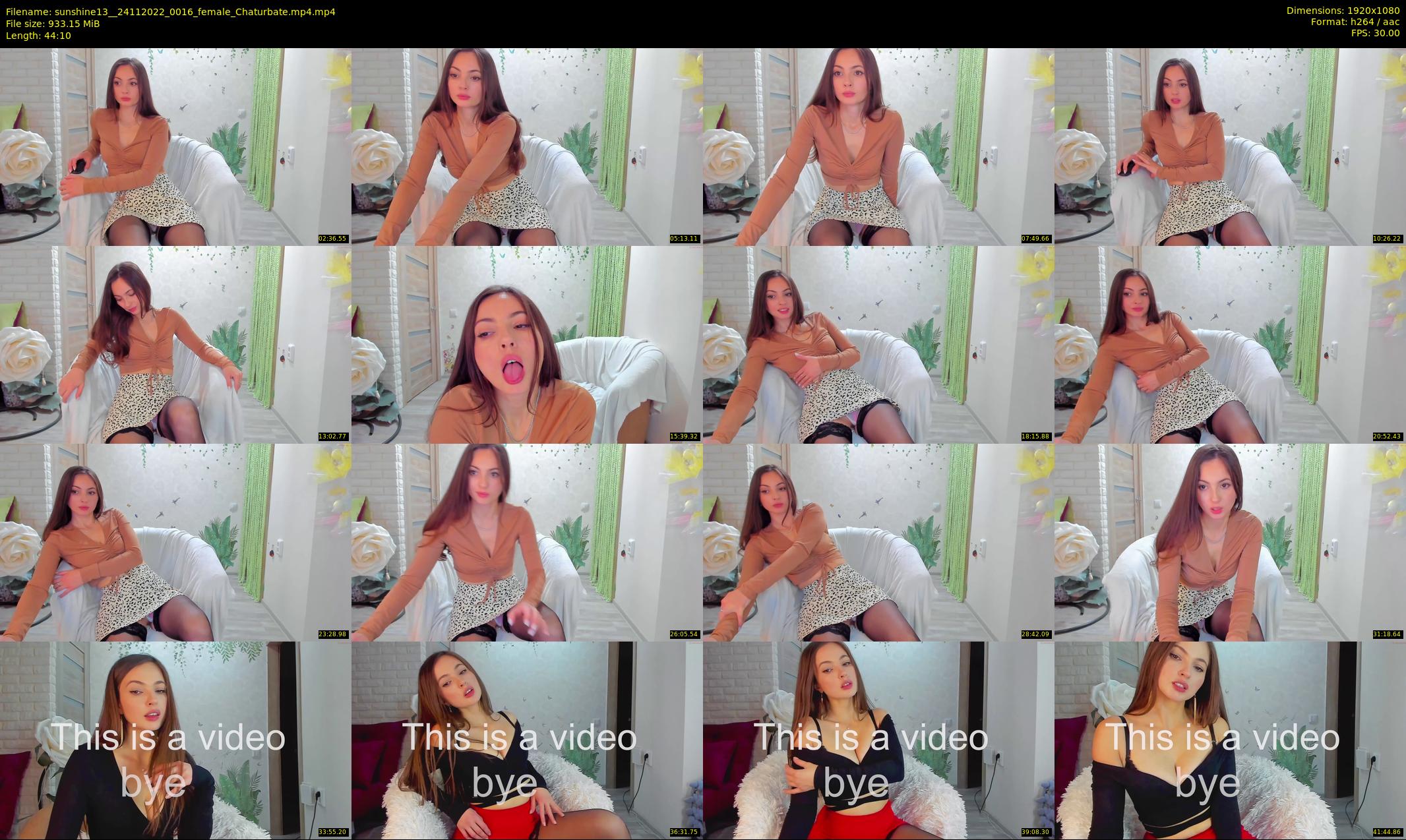 sunshine13_ — 45 minute Chaturbate female cam show recording, 1080p, Nov 24, 2022