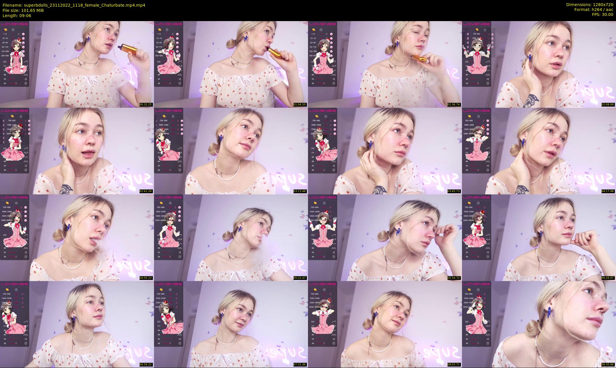 superbdolls — 10 minute Chaturbate couple cam show recording, 720p, Nov 23, 2022