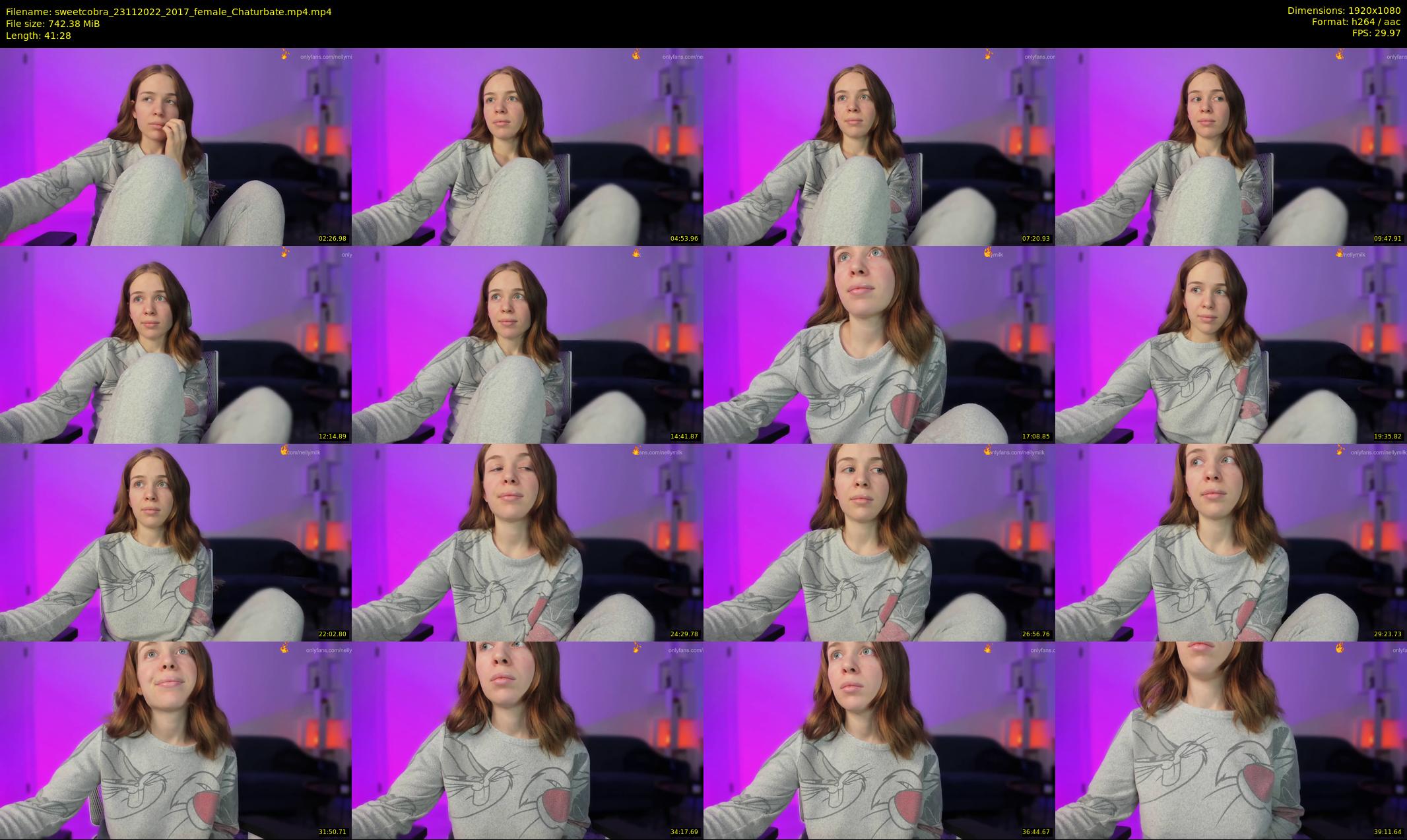 sweetcobra — 42 minute Chaturbate female cam show recording, 1080p, Nov 23, 2022