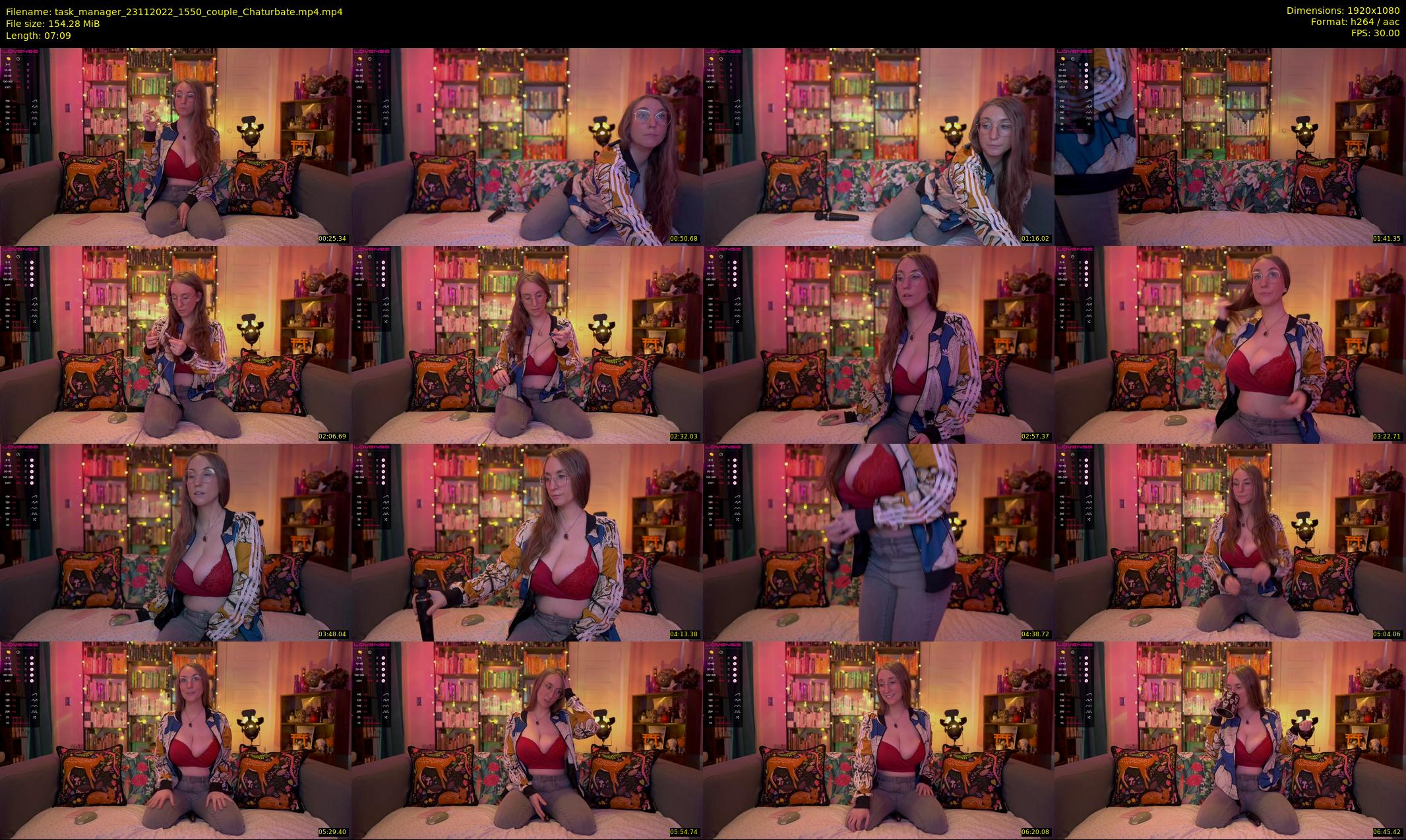 task_manager — 8 minute Chaturbate couple cam show recording, 1080p, Nov 23, 2022