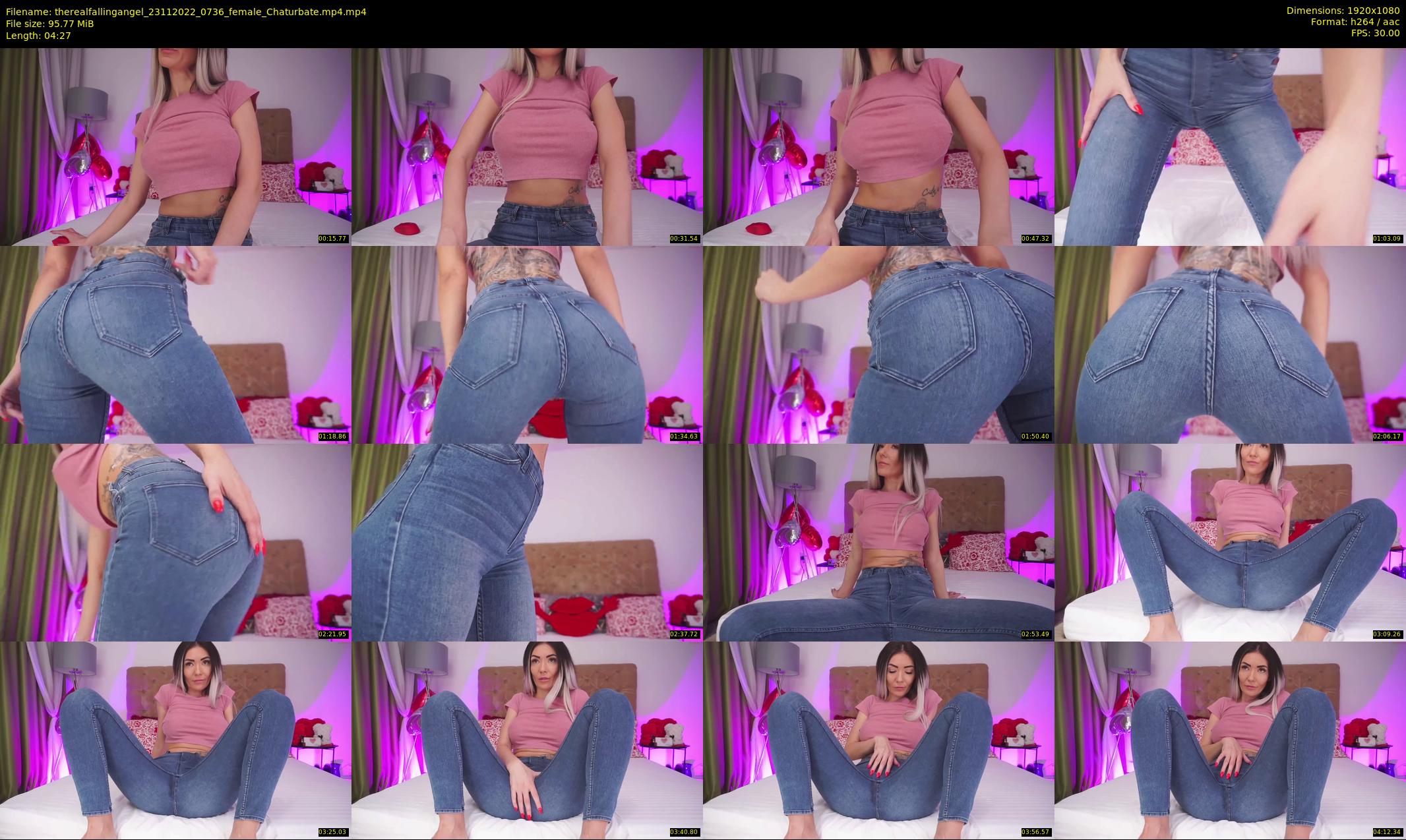 therealfallingangel — 5 minute Chaturbate female cam show recording, 1080p, Nov 23, 2022