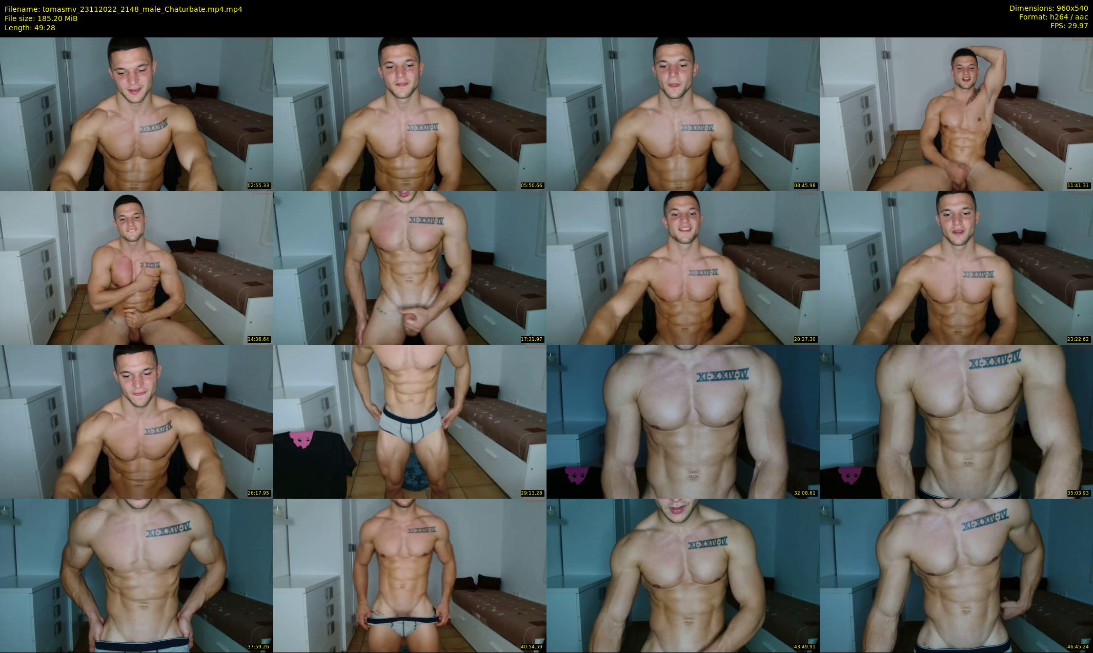 tomasmv — 50 minute Chaturbate male cam show recording, 480p, Nov 23, 2022