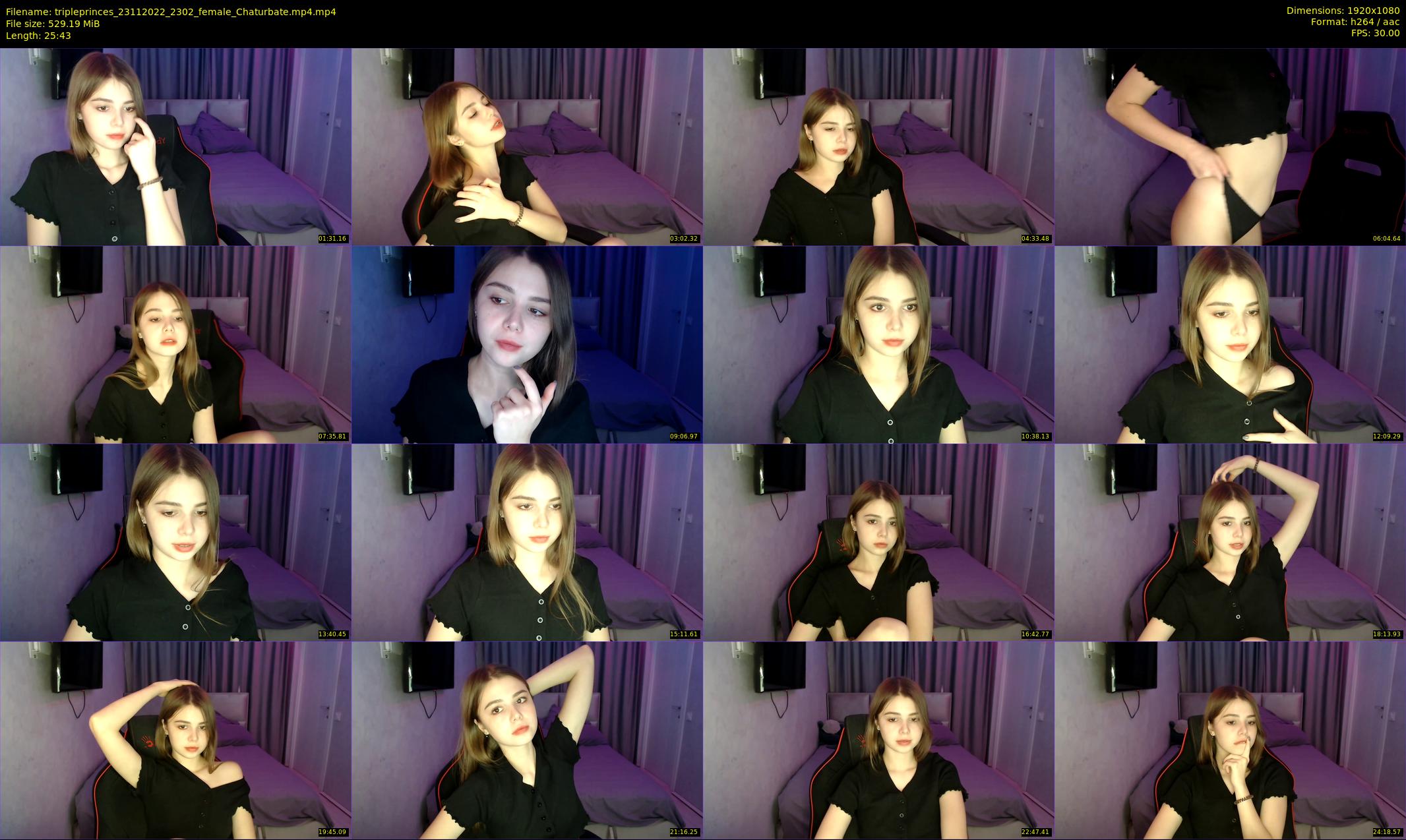 tripleprinces — 26 minute Chaturbate female cam show recording, 1080p, Nov 23, 2022