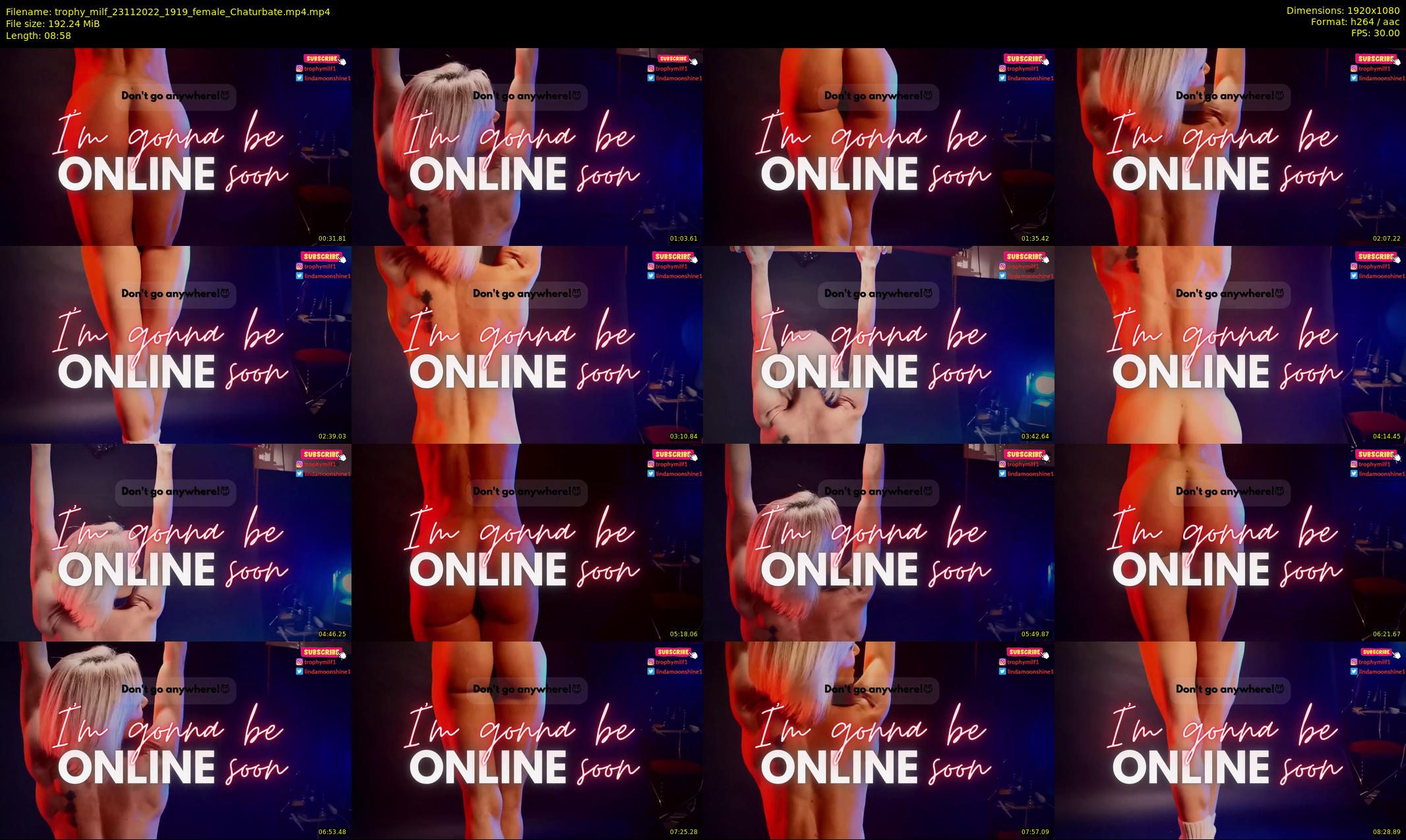 trophy_milf — 9 minute Chaturbate female cam show recording, 1080p, Nov 23, 2022