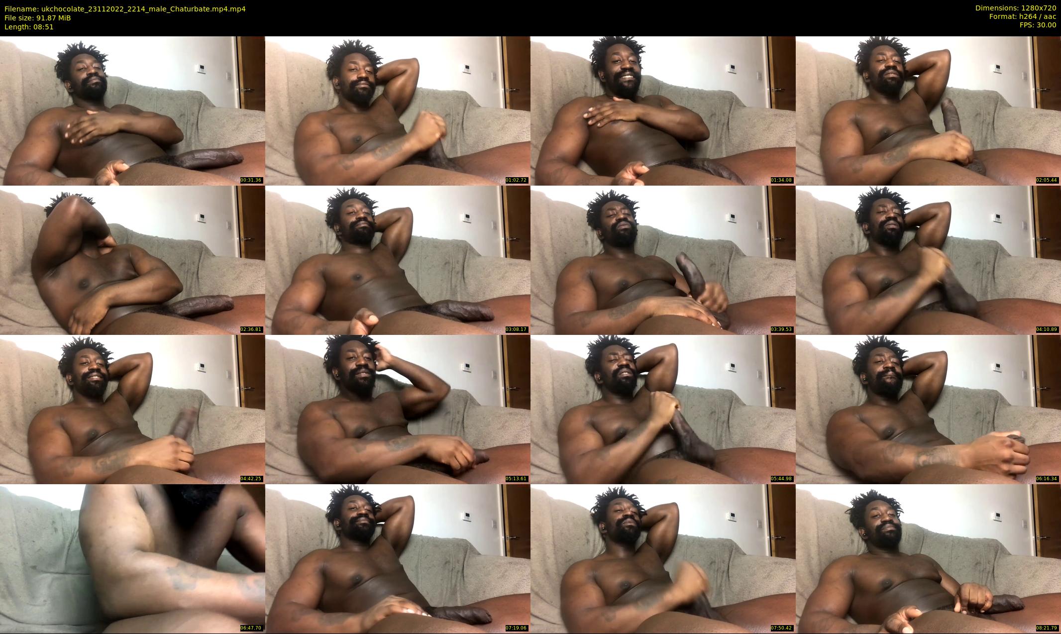 ukchocolate — 9 minute Chaturbate male cam show recording, 720p, Nov 23, 2022