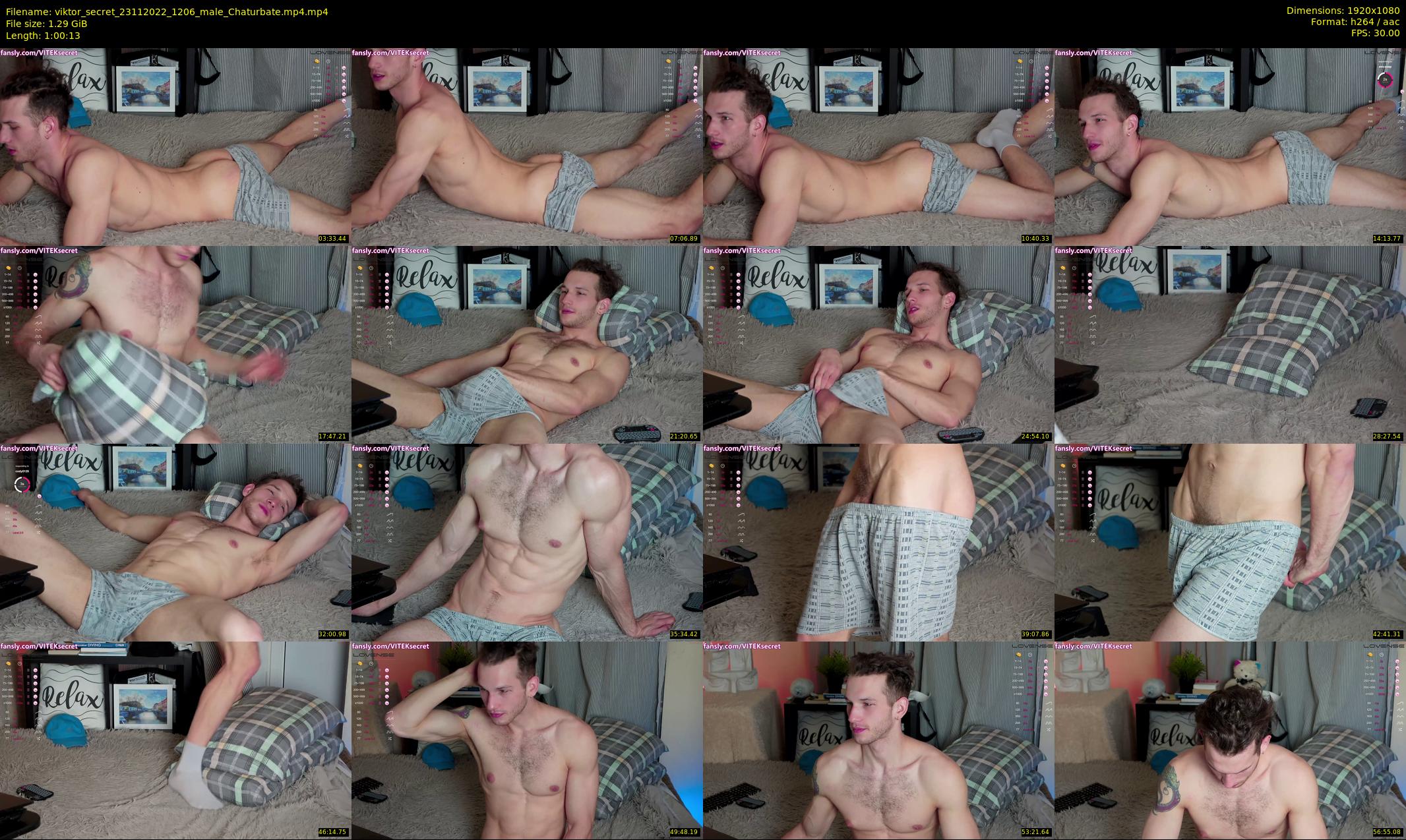 viktor_secret — 61 minute Chaturbate male cam show recording, 1080p, Nov 23, 2022