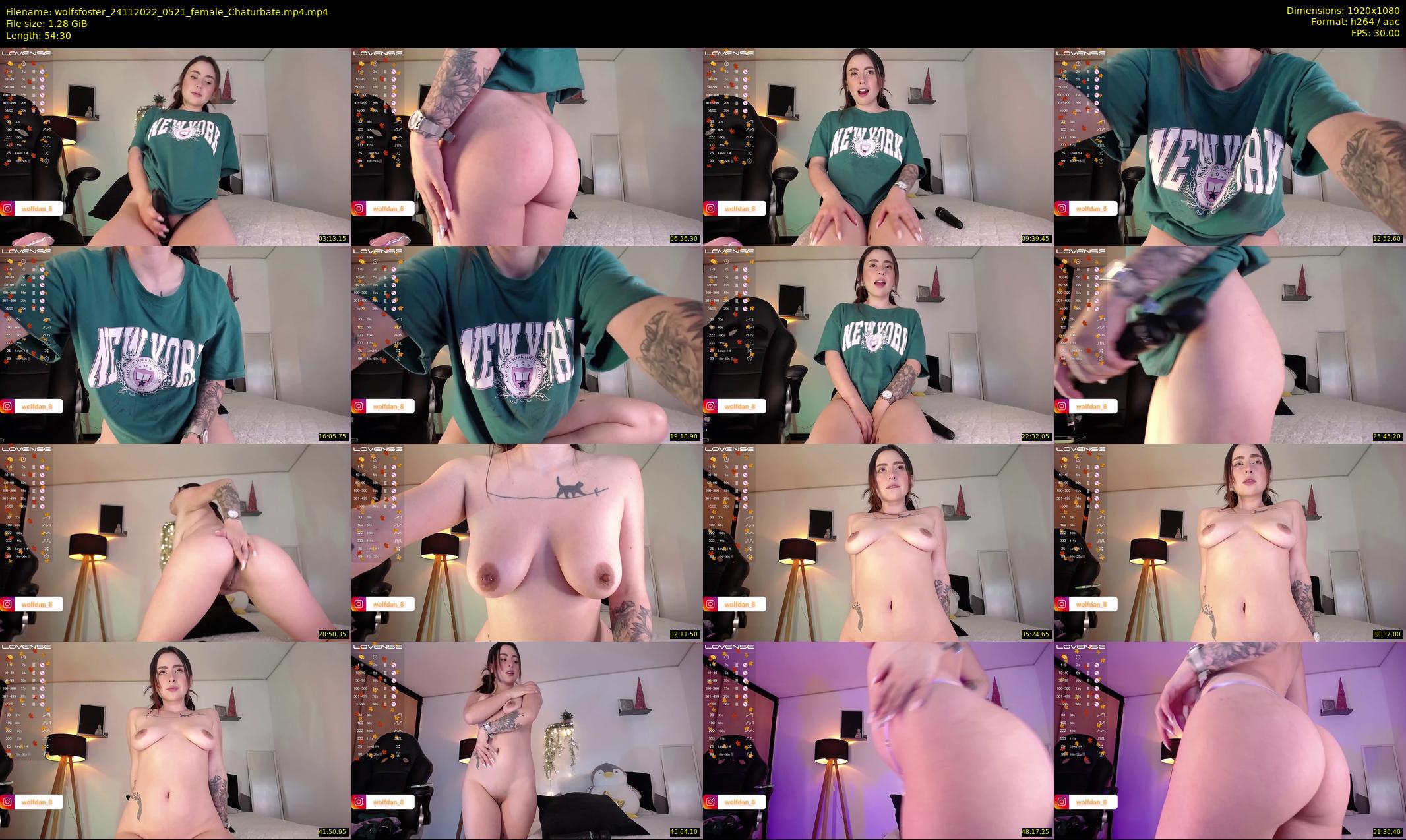wolfsfoster — 55 minute Chaturbate couple cam show recording, 1080p, Nov 24, 2022