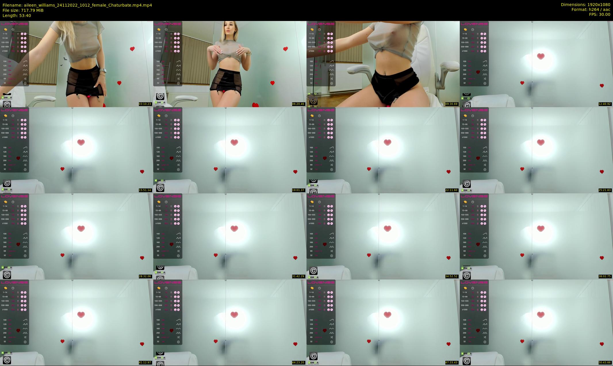aileen_williams — 54 minute Chaturbate female cam show recording, 1080p, Nov 24, 2022