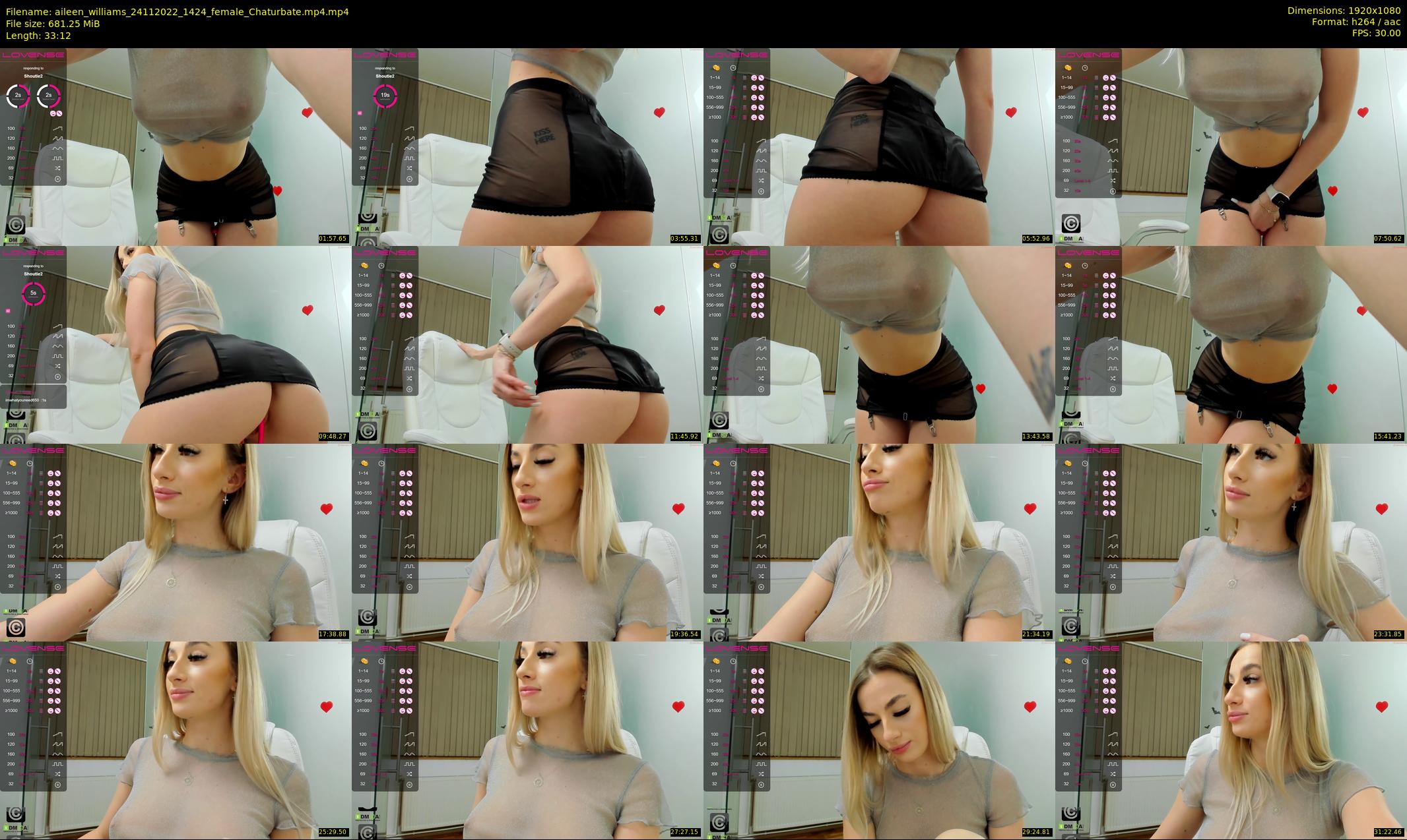 aileen_williams — 34 minute Chaturbate female cam show recording, 1080p, Nov 24, 2022
