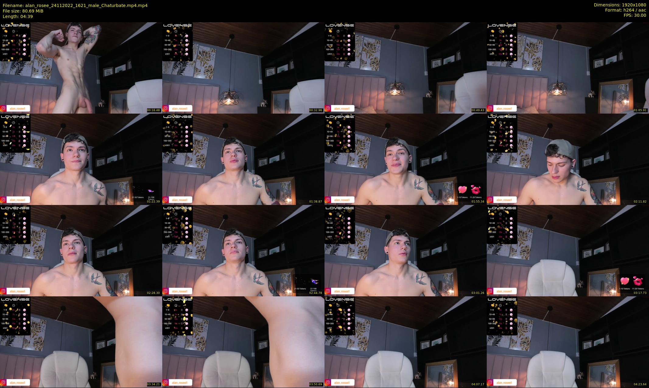alan_rosee — 5 minute Chaturbate male cam show recording, 1080p, Nov 24, 2022