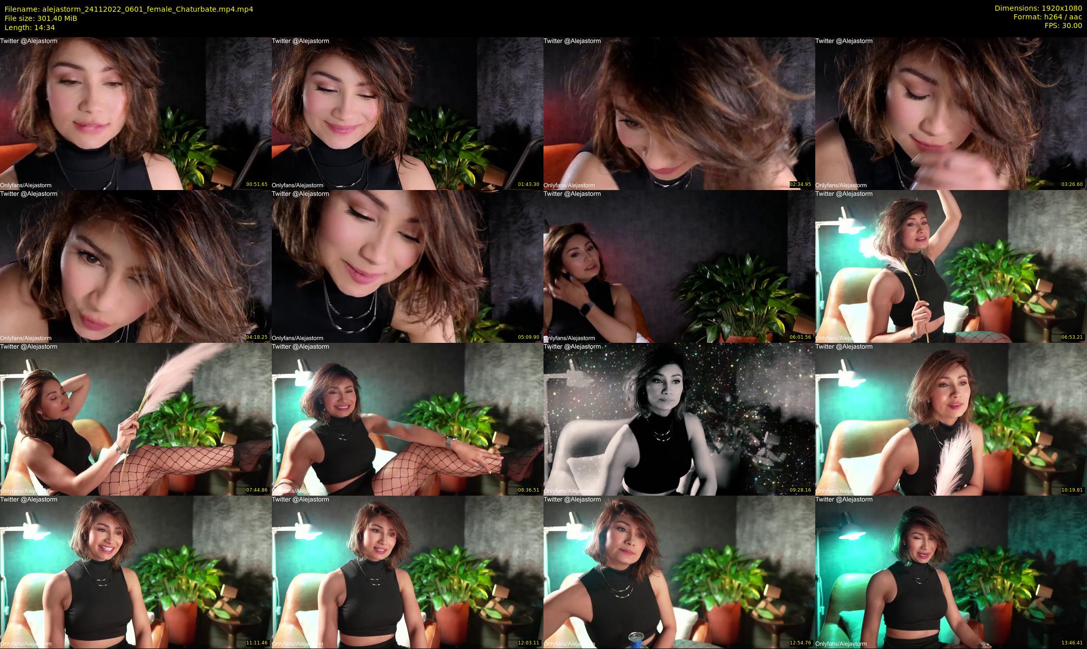 alejastorm — 15 minute Chaturbate female cam show recording, 1080p, Nov 24, 2022