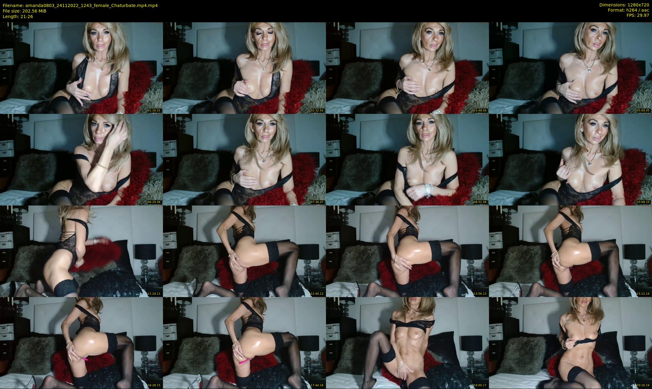 amanda0803 — 22 minute Chaturbate female cam show recording, 720p, Nov 24, 2022