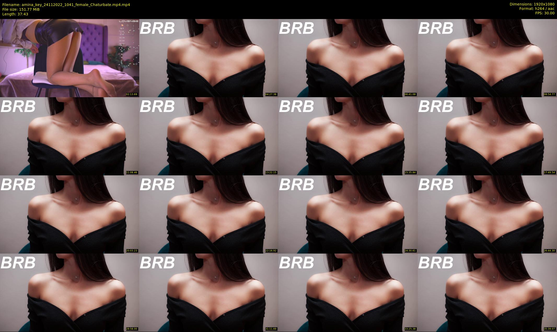 amina_key — 38 minute Chaturbate female cam show recording, 1080p, Nov 24, 2022