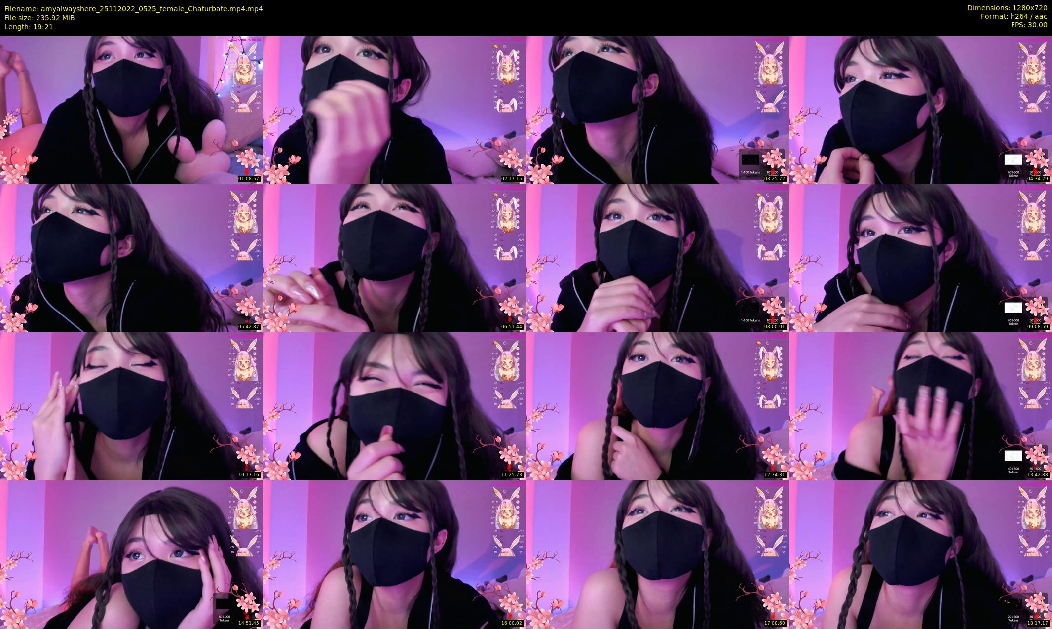 amyalwayshere — 20 minute Chaturbate female cam show recording, 720p, Nov 25, 2022