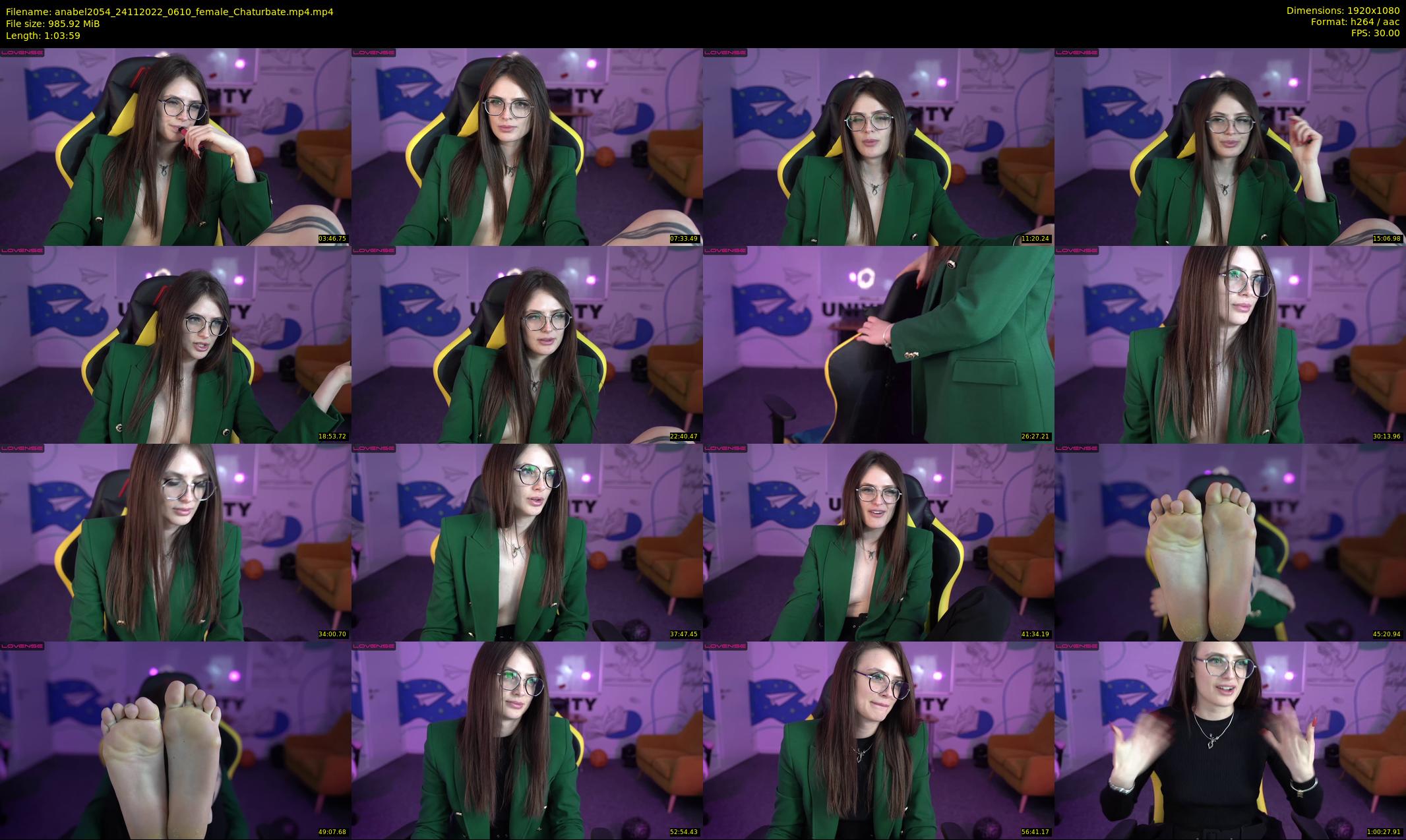 anabel2054 — 64 minute Chaturbate female cam show recording, 1080p, Nov 24, 2022