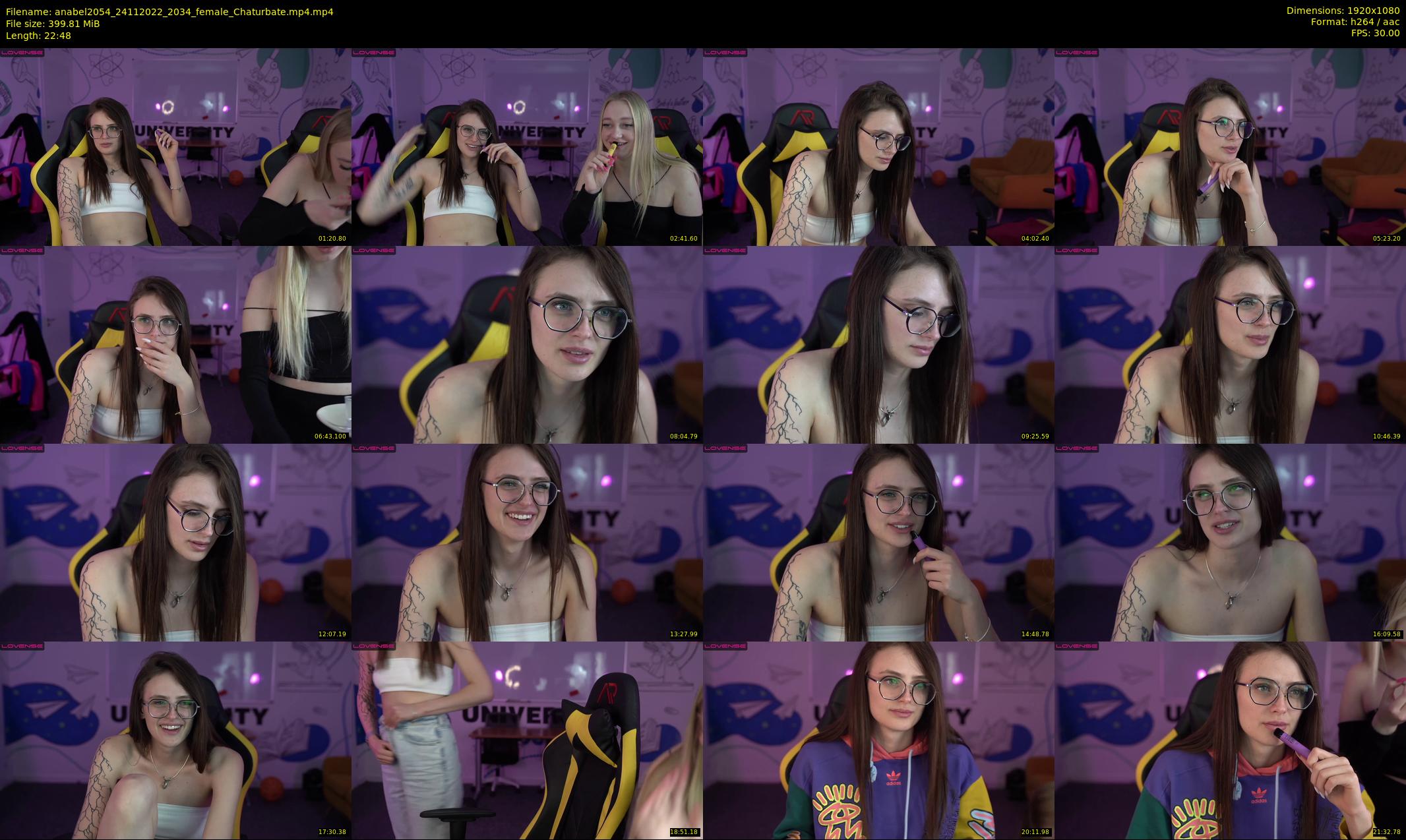 anabel2054 — 23 minute Chaturbate female cam show recording, 1080p, Nov 24, 2022