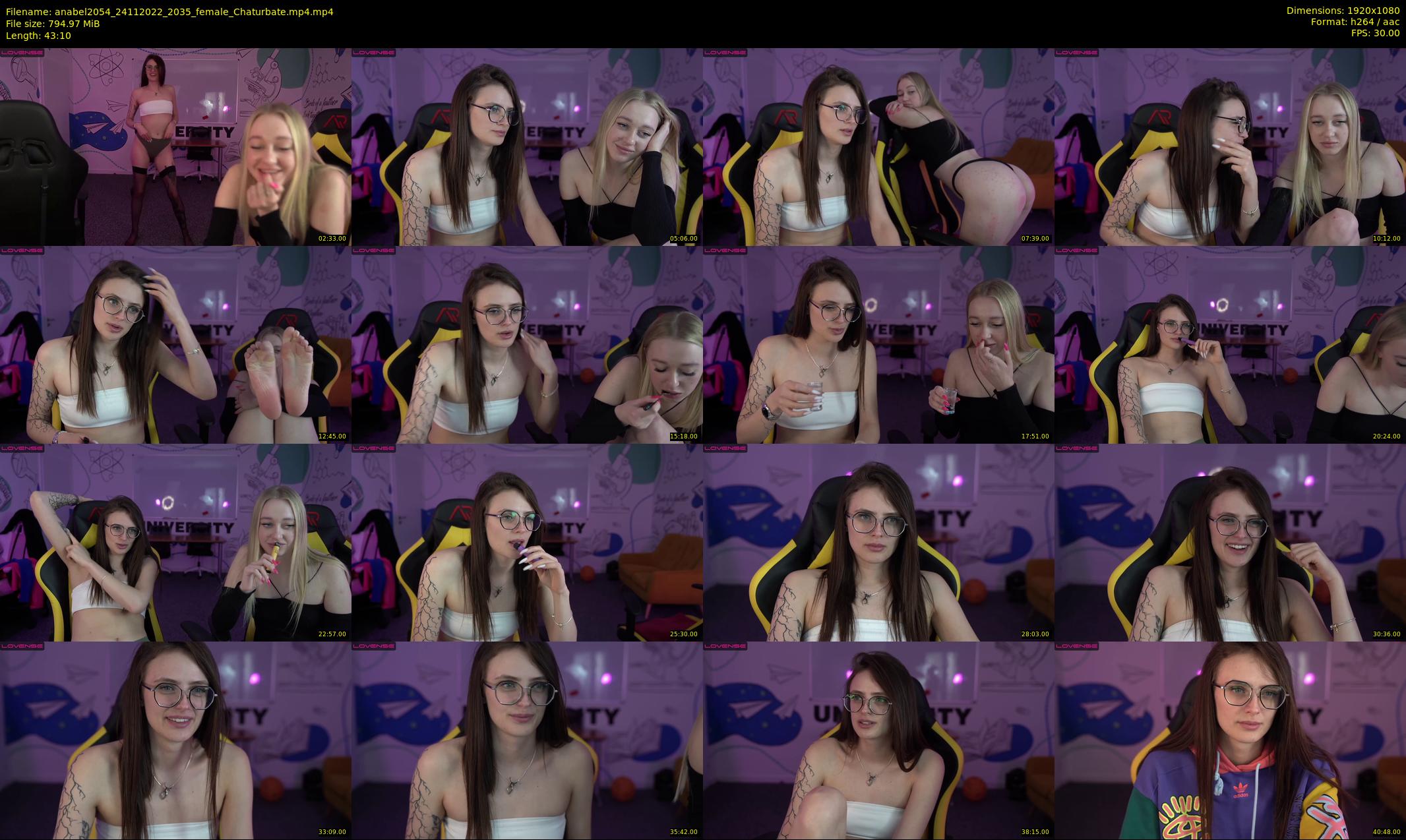anabel2054 — 44 minute Chaturbate female cam show recording, 1080p, Nov 24, 2022