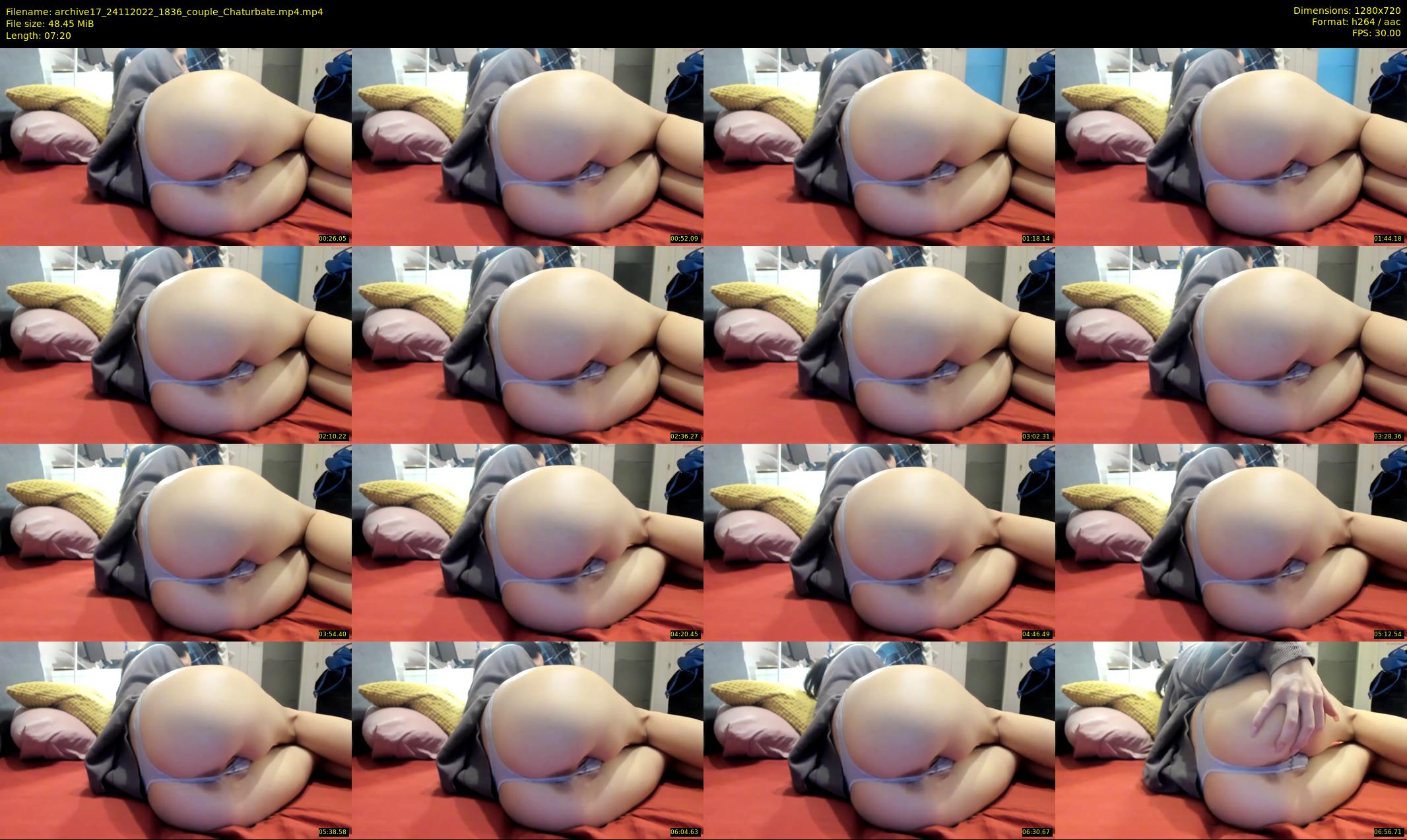 archive17 — 8 minute Chaturbate couple cam show recording, 720p, Nov 24, 2022