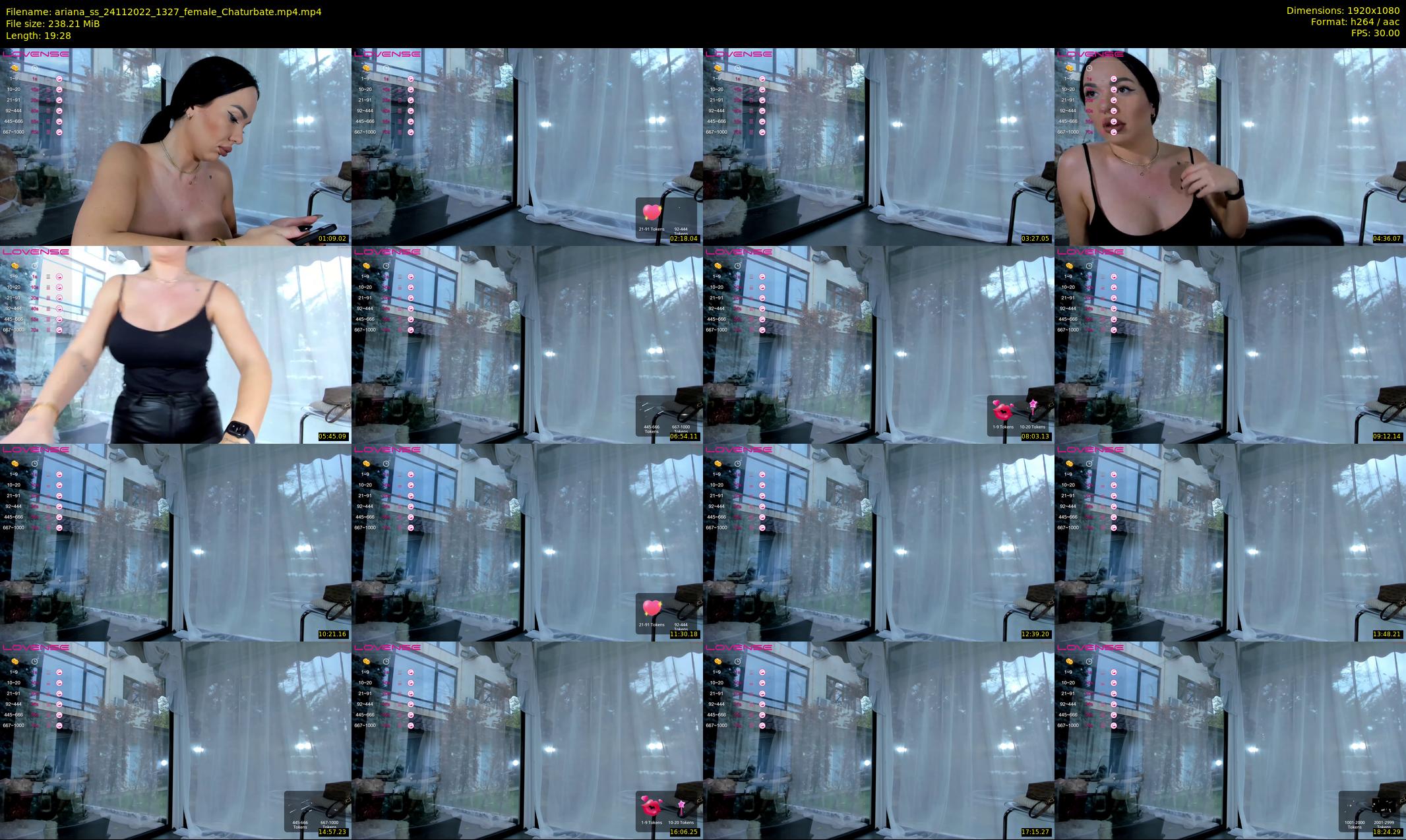 ariana_ss — 20 minute Chaturbate female cam show recording, 1080p, Nov 24, 2022
