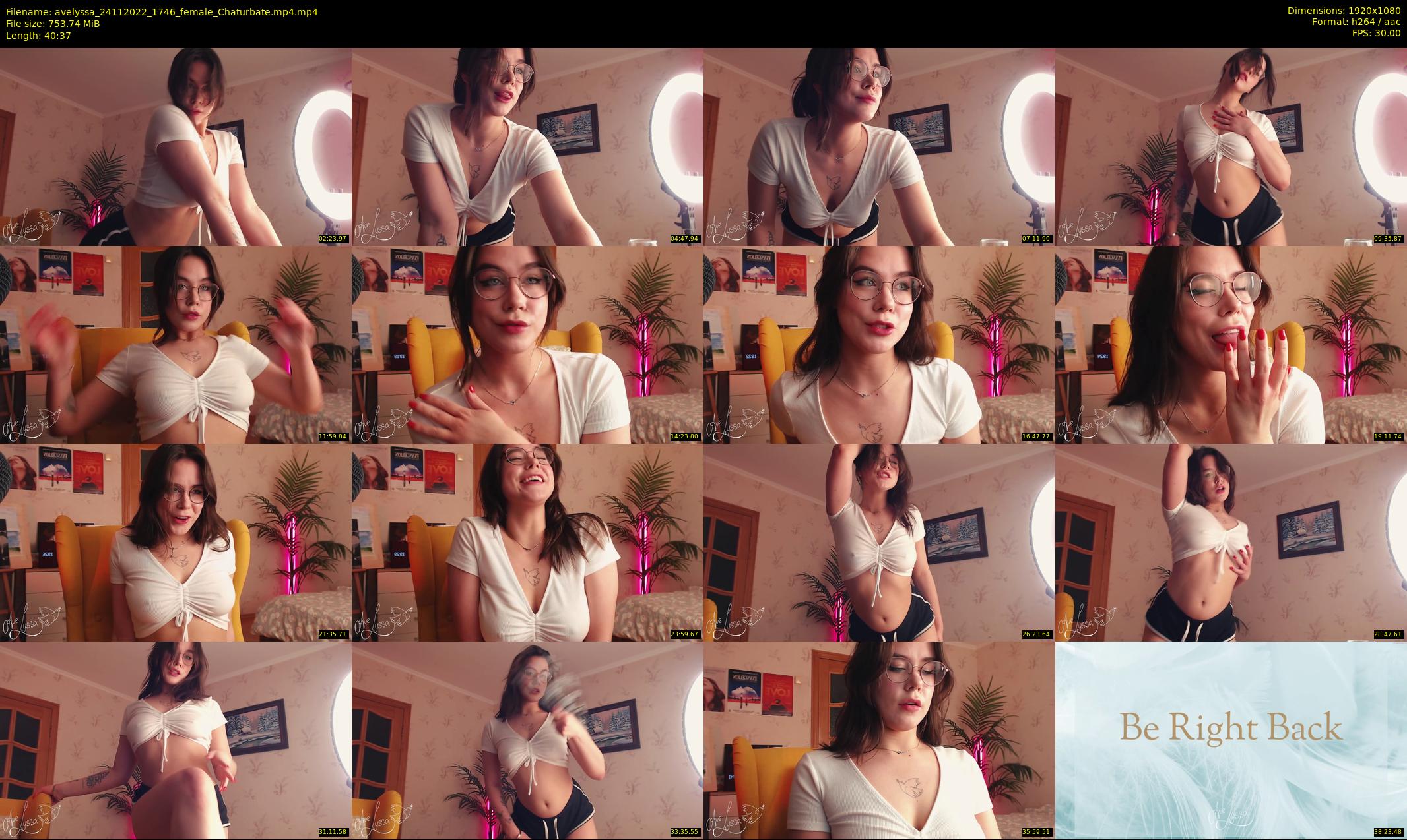 avelyssa — 41 minute Chaturbate female cam show recording, 1080p, Nov 24, 2022