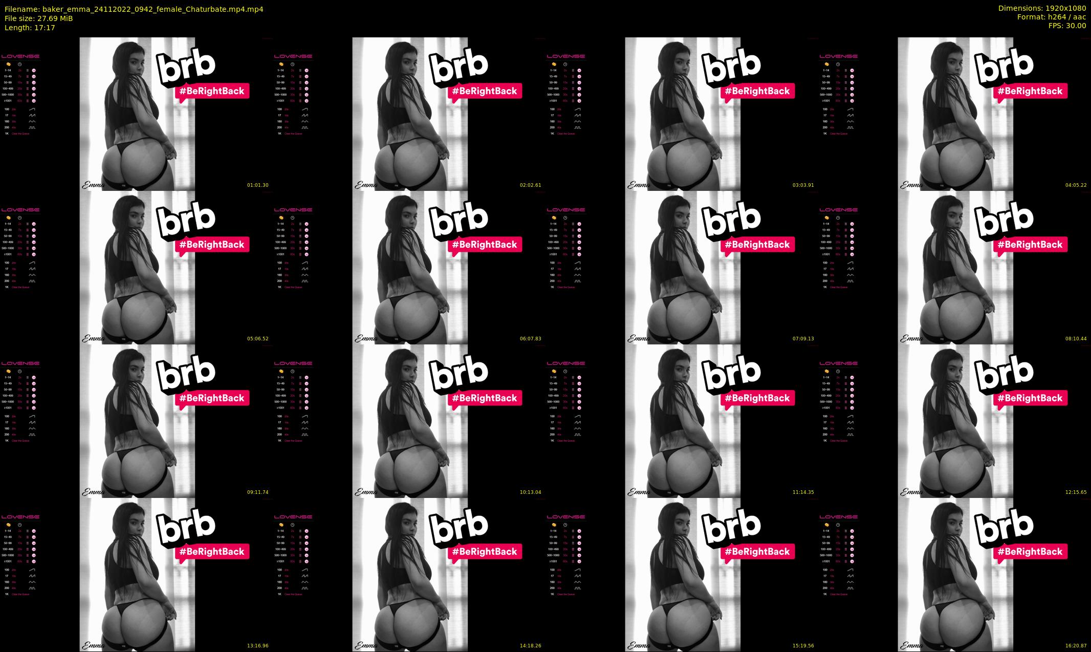 baker_emma — 18 minute Chaturbate female cam show recording, 1080p, Nov 24, 2022