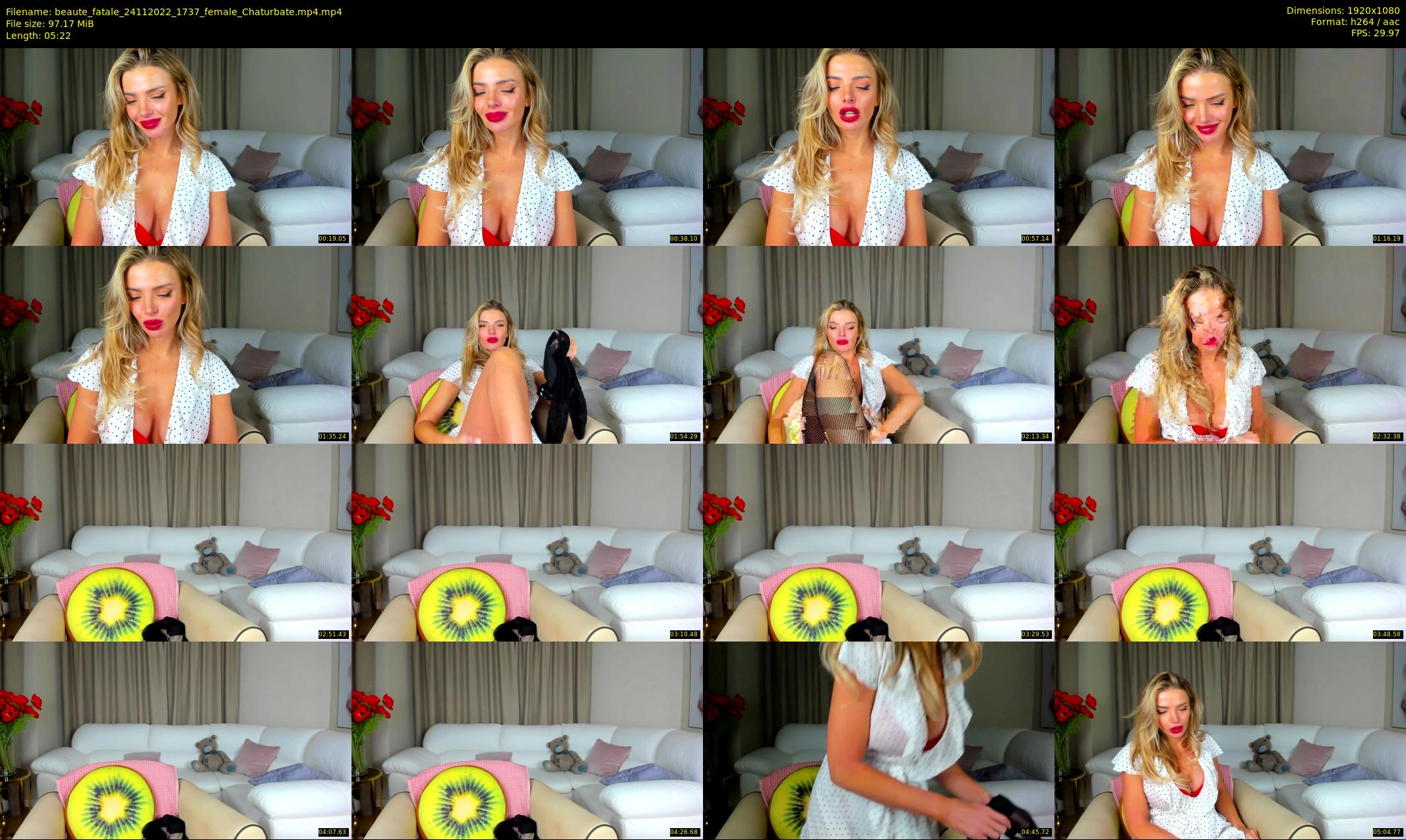 beaute_fatale — 6 minute Chaturbate female cam show recording, 1080p, Nov 24, 2022