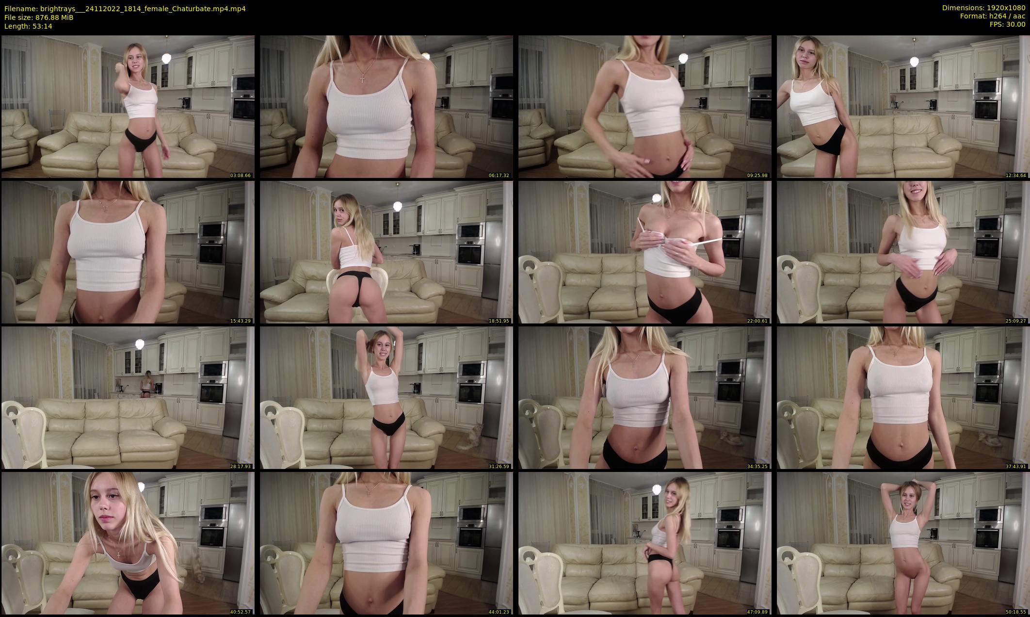 brightrays__ — 54 minute Chaturbate female cam show recording, 1080p, Nov 24, 2022