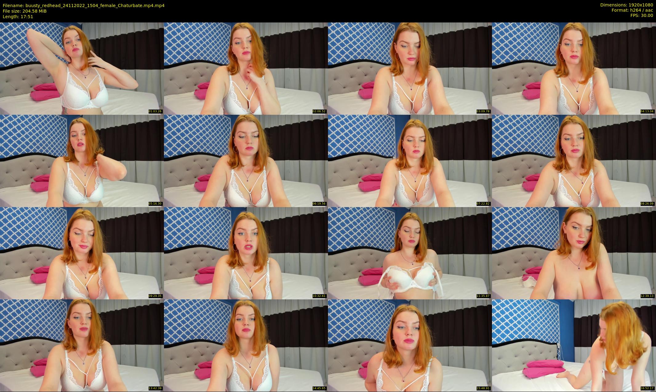 buusty_redhead — 18 minute Chaturbate female cam show recording, 1080p, Nov 24, 2022