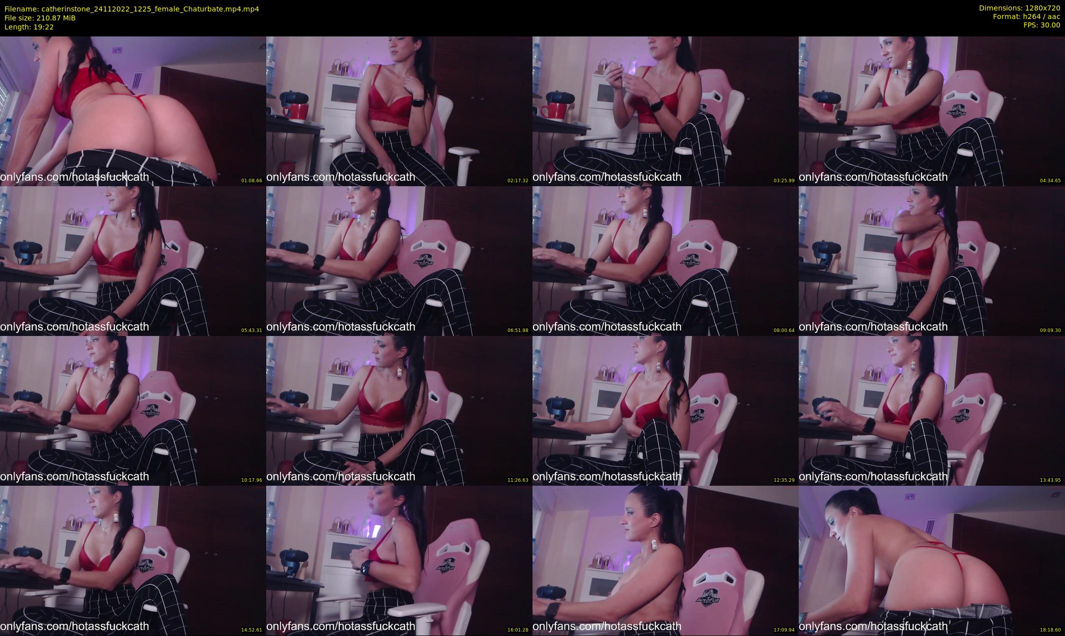 catherinstone — 20 minute Chaturbate female cam show recording, 720p, Nov 24, 2022